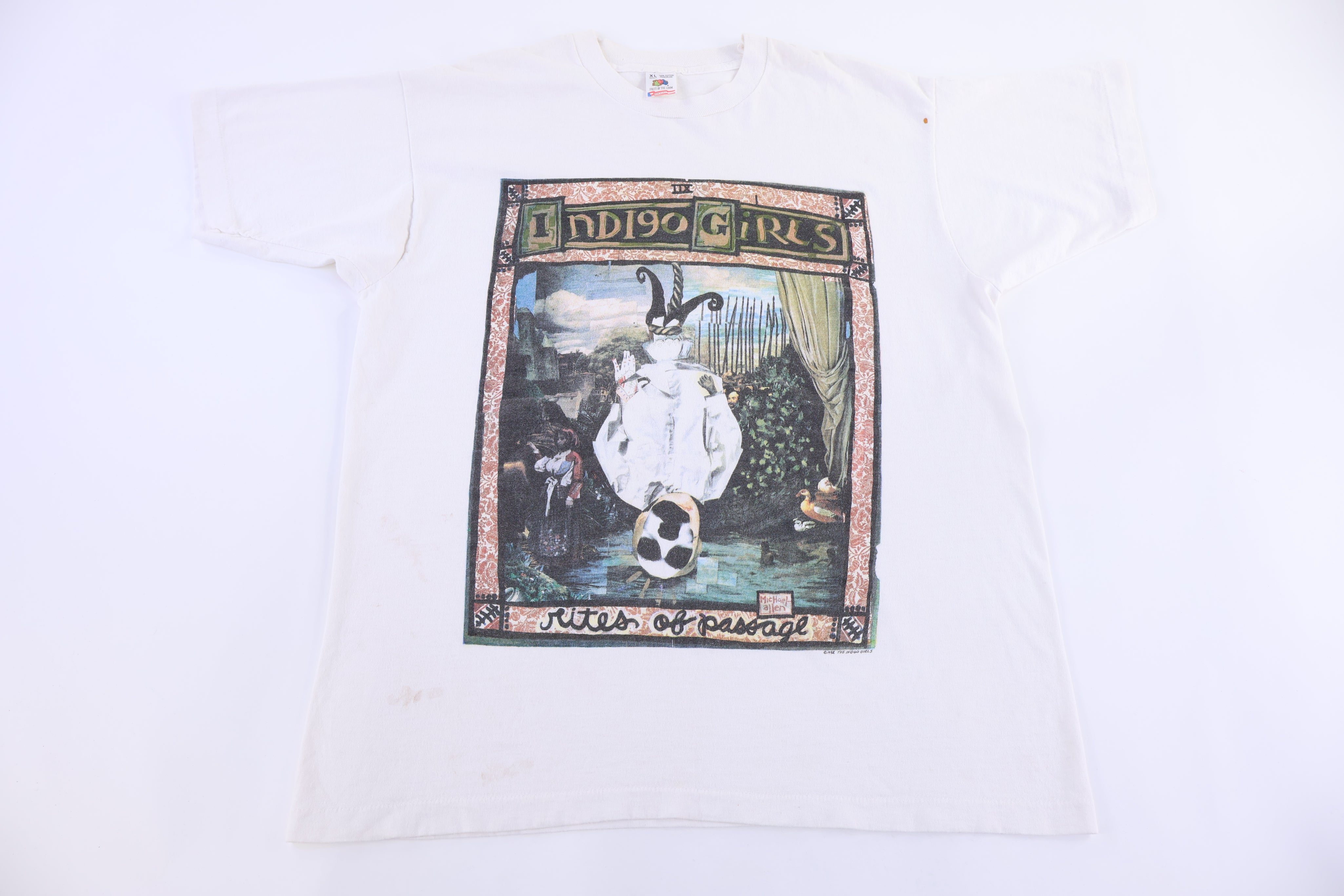 1992 Indigo Girls Rites of Passage T-shirt - Shirts & Tops - Thrifted Threads