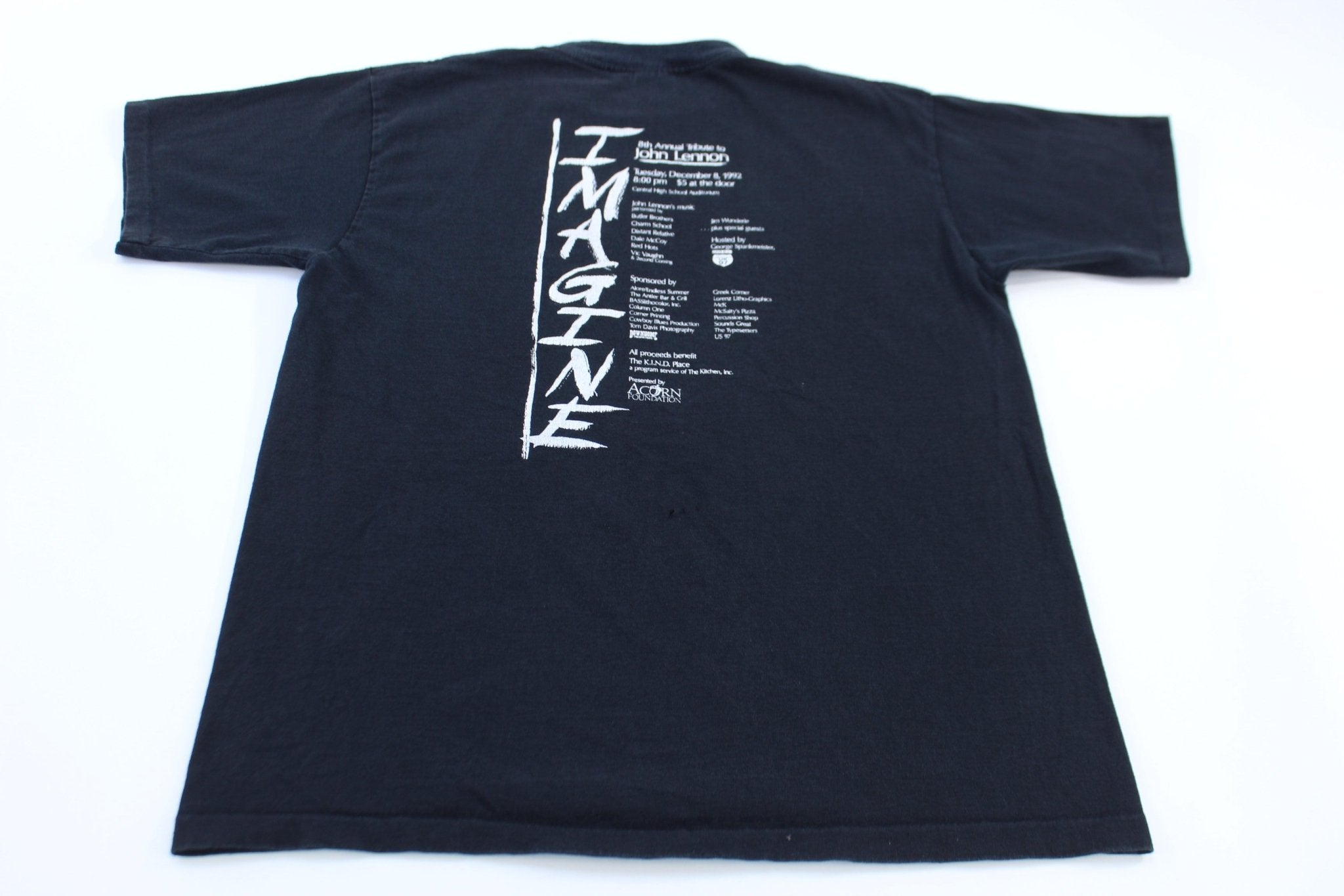 1992 John Lennon 8th Annual Tribute T-shirt - ThriftedThreads.com