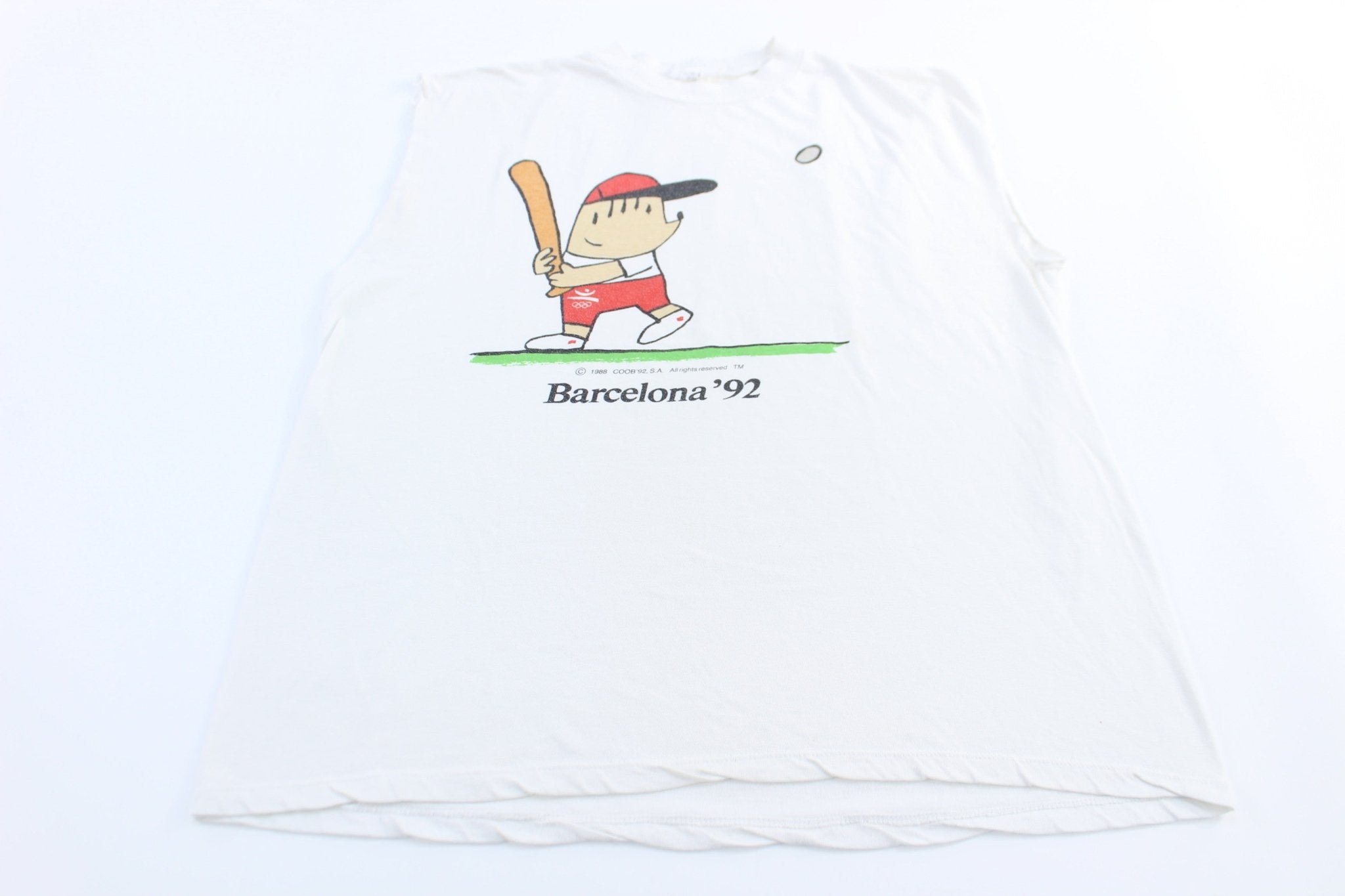 1992 Summer Olympics Barcelona, Spain Tank Top - ThriftedThreads.com