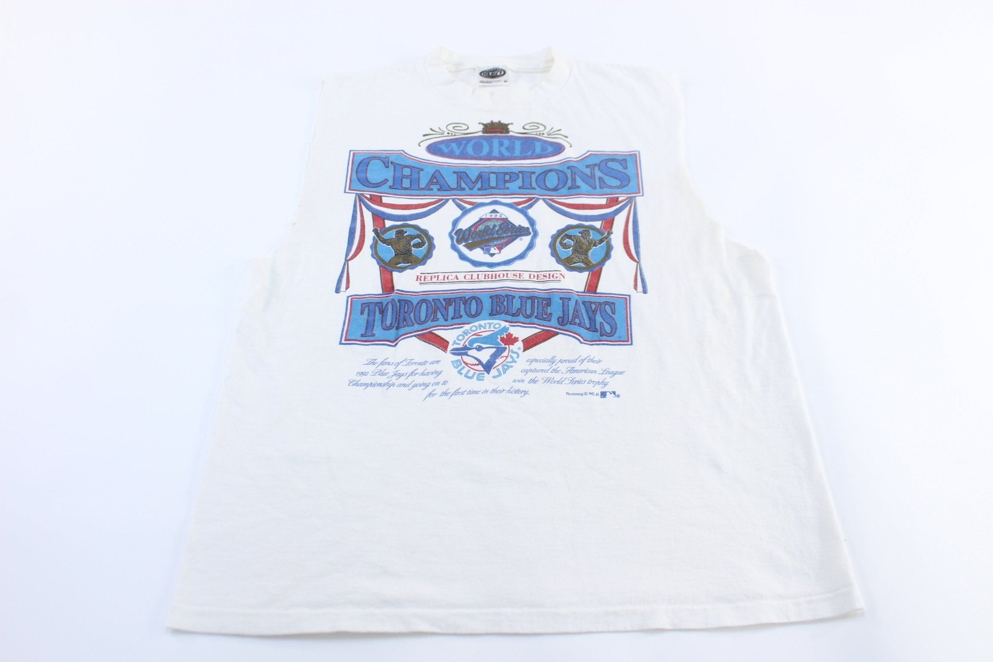 1992 Toronto Blue Jays World Champions Tank Top - Jerseys/Tanks - Thrifted Threads