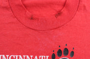 1992 University of Cincinnati Bearcats Basketball T-Shirt - ThriftedThreads.com