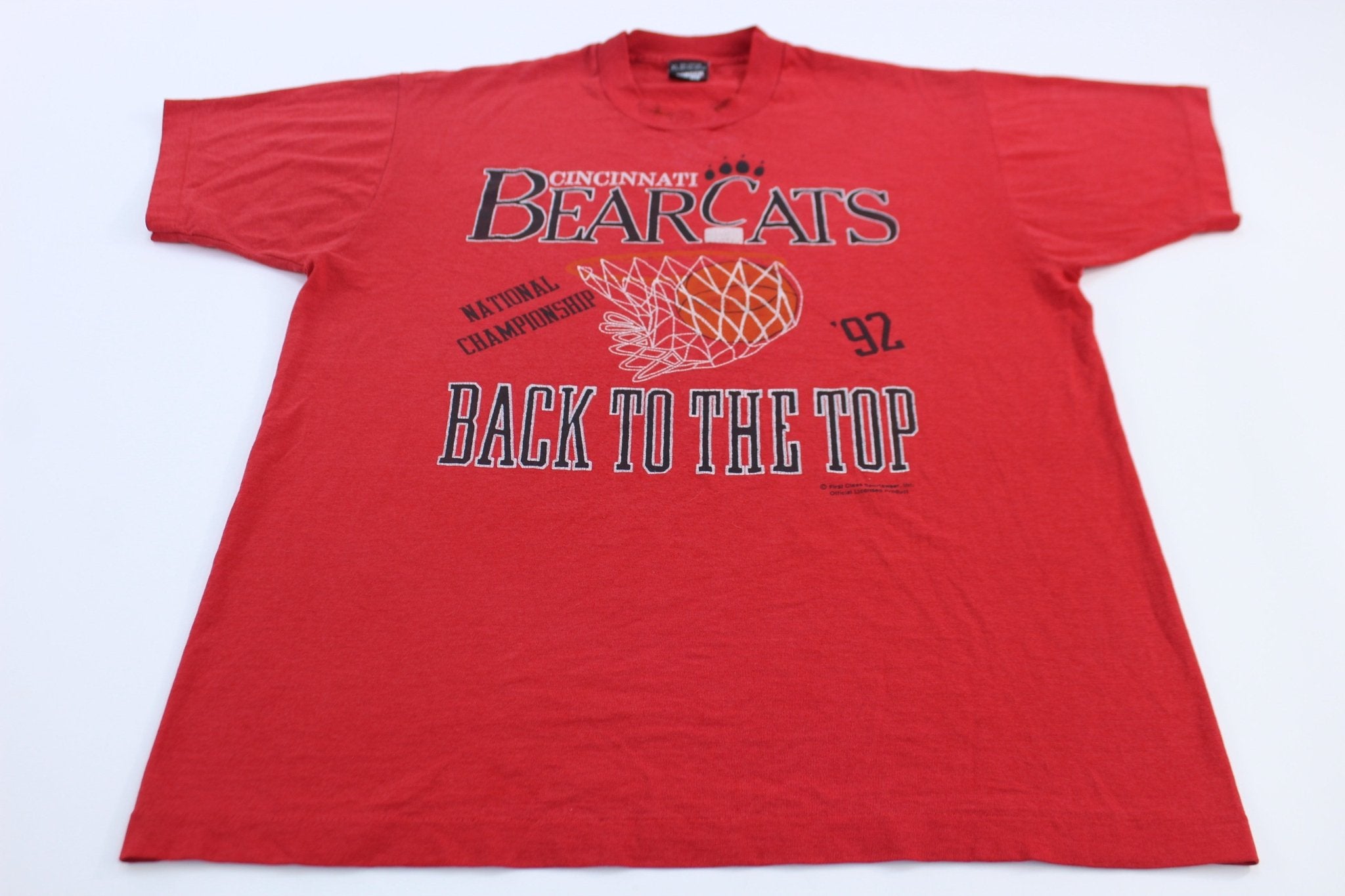 1992 University of Cincinnati Bearcats Basketball T-Shirt - ThriftedThreads.com