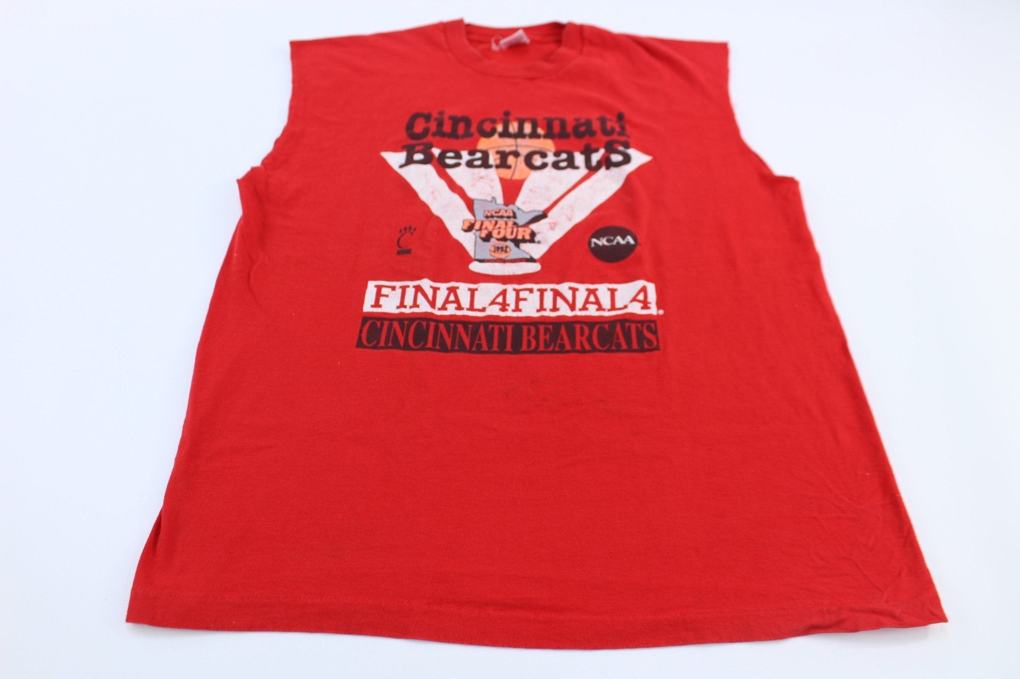 1992 University of Cincinnati Bearcats Final Four Tank Top - ThriftedThreads.com