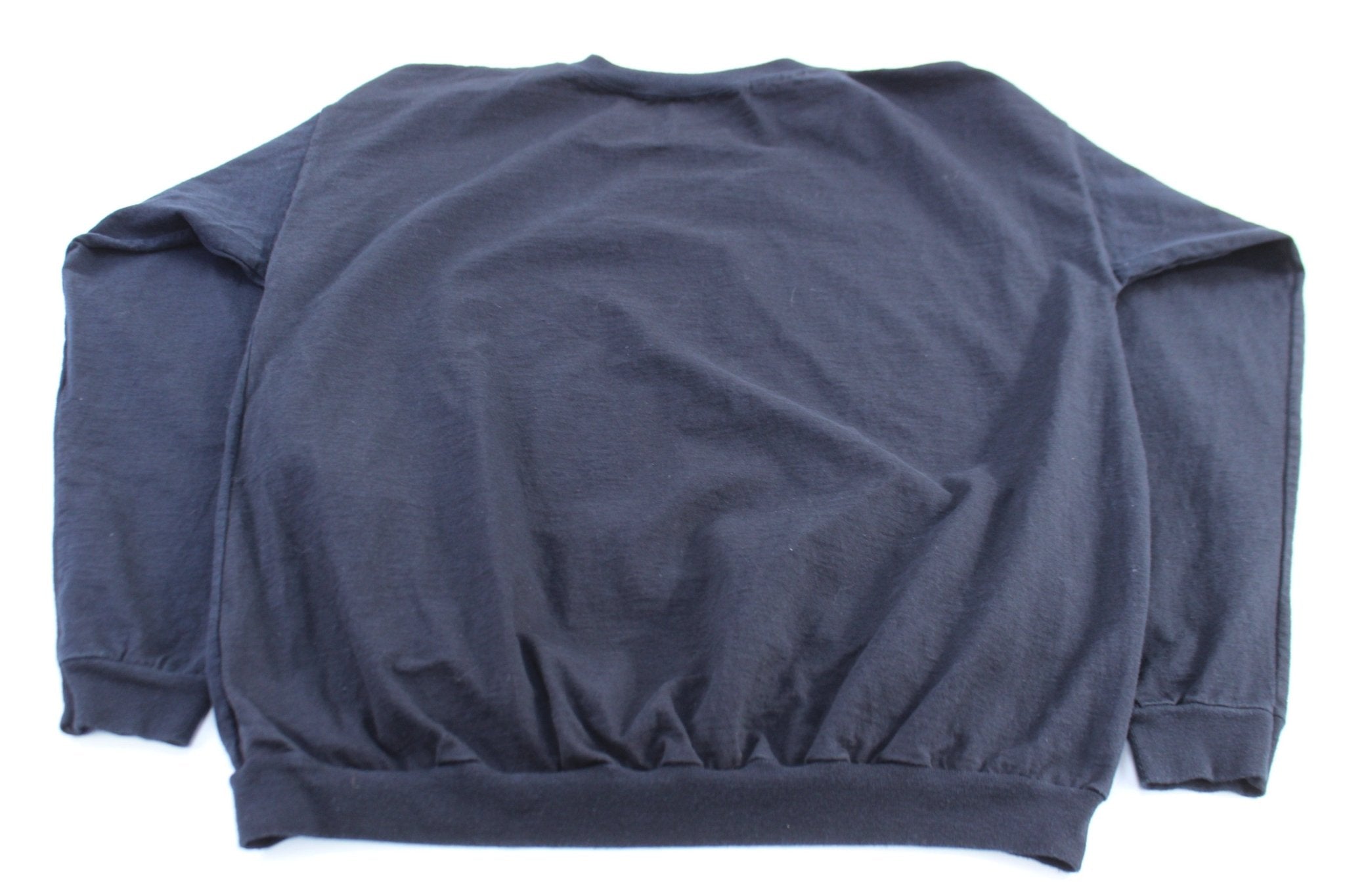 1992 Xavier University Musketeers Black Sweatshirt - ThriftedThreads.com