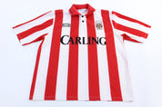 1993 - 1994 Stoke City Home Soccer Jersey - ThriftedThreads.com