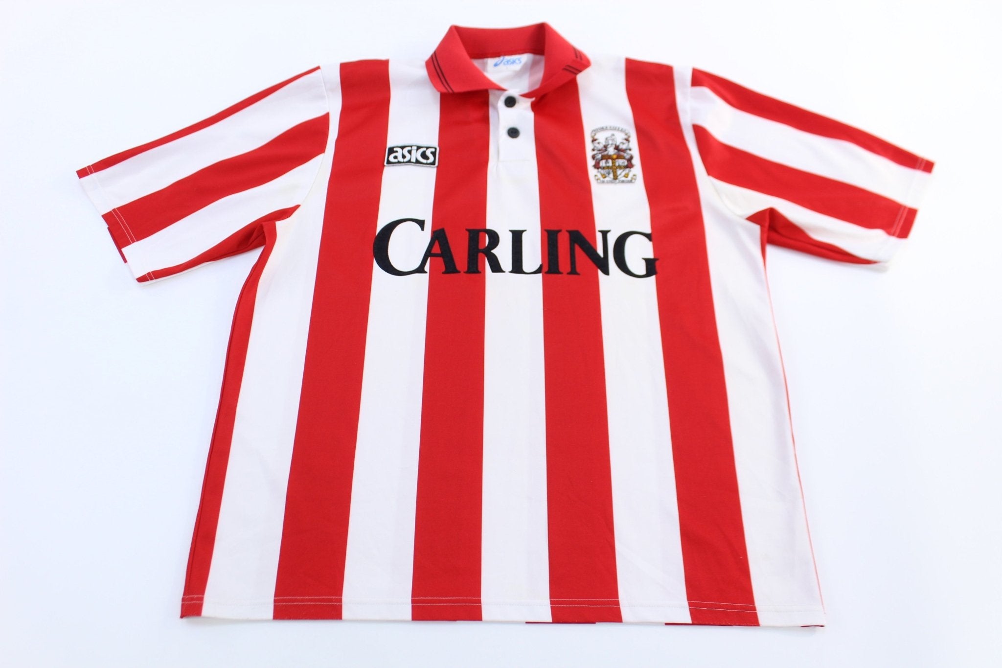 1993 - 1994 Stoke City Home Soccer Jersey - ThriftedThreads.com