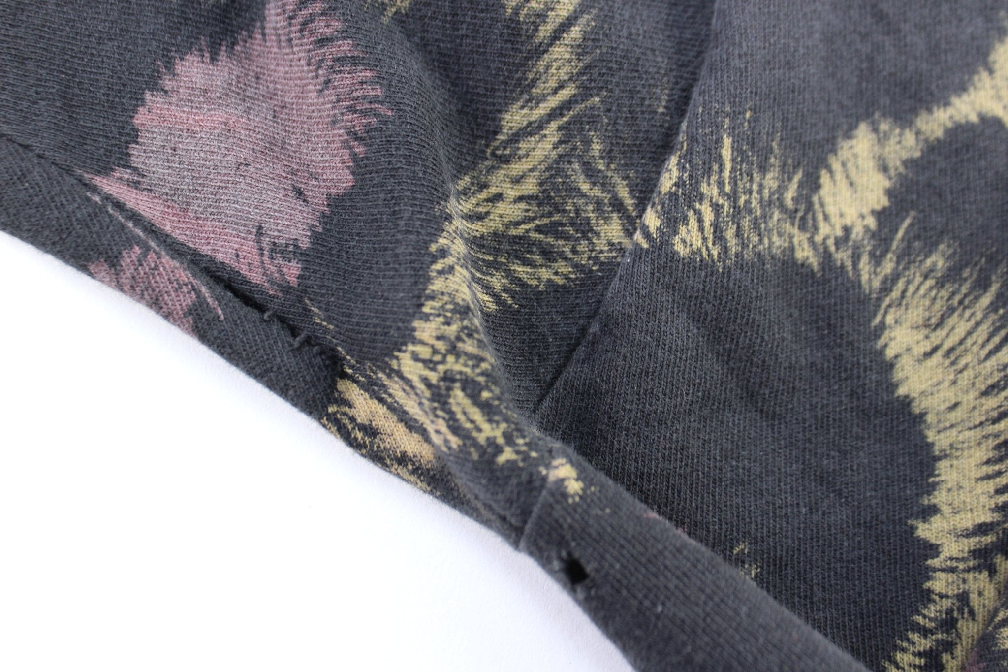 1993 Africa Wildlife All Over Print Harlequin Art T-Shirt - ThriftedThreads.com