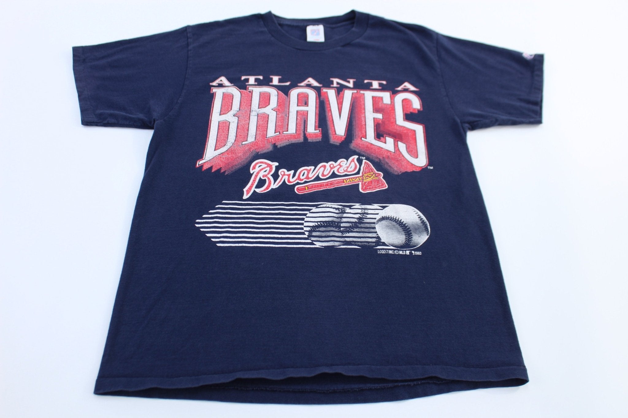 1993 Atlanta Braves Baseball T-shirt - ThriftedThreads.com