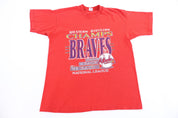 1993 Atlanta Braves Western Division Champs T-shirt - Shirts & Tops - Thrifted Threads