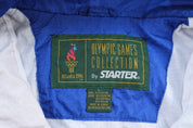 1993 Atlanta Olympics USA Embroidered Starter Zip Up Jacket - ThriftedThreads.com