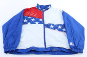 1993 Atlanta Olympics USA Embroidered Starter Zip Up Jacket - ThriftedThreads.com