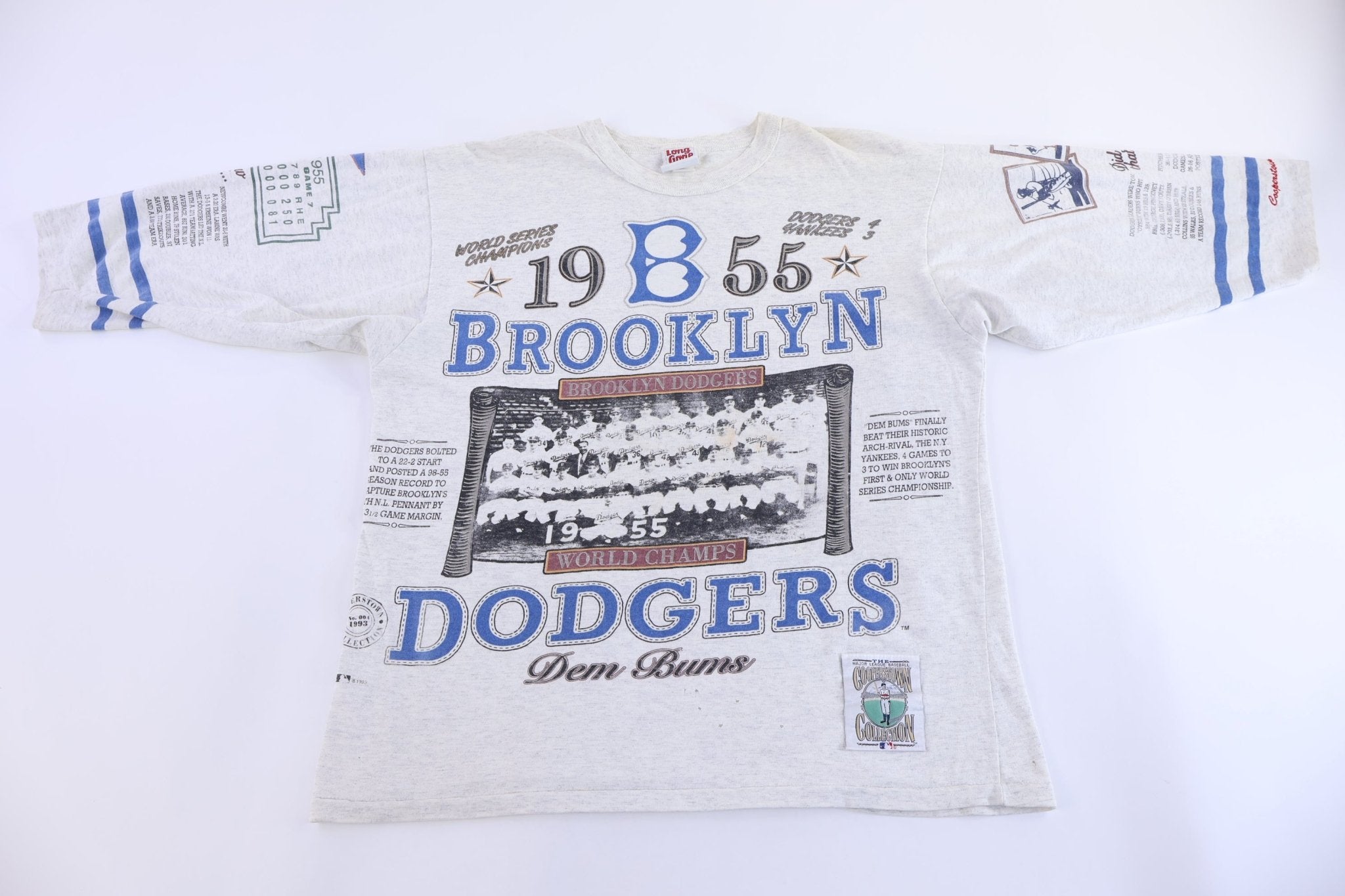 1993 Brooklyn Dodgers Baseball World Champions T-shirt - Shirts & Tops - Thrifted Threads