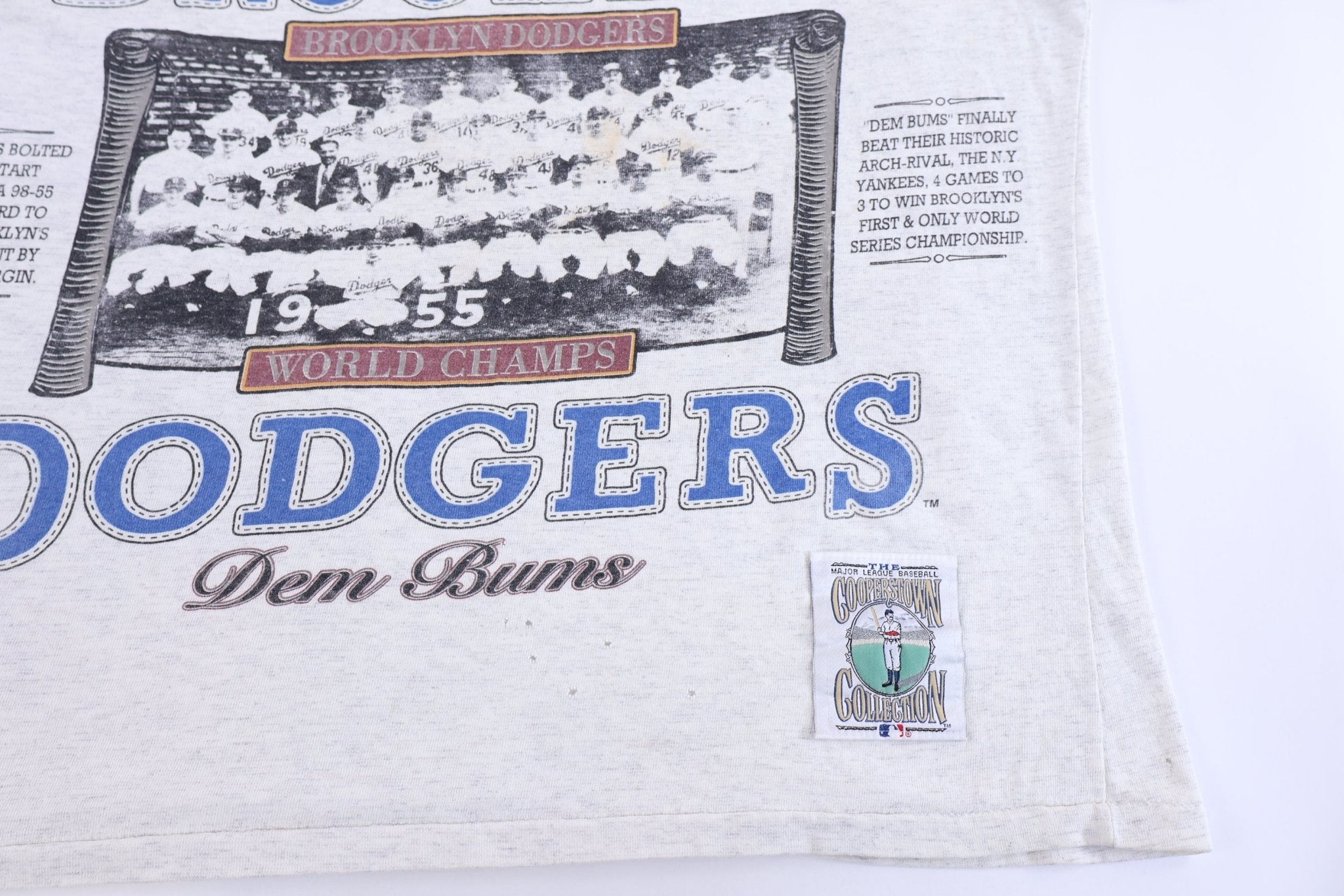 1993 Brooklyn Dodgers Baseball World Champions T-shirt - Shirts & Tops - Thrifted Threads
