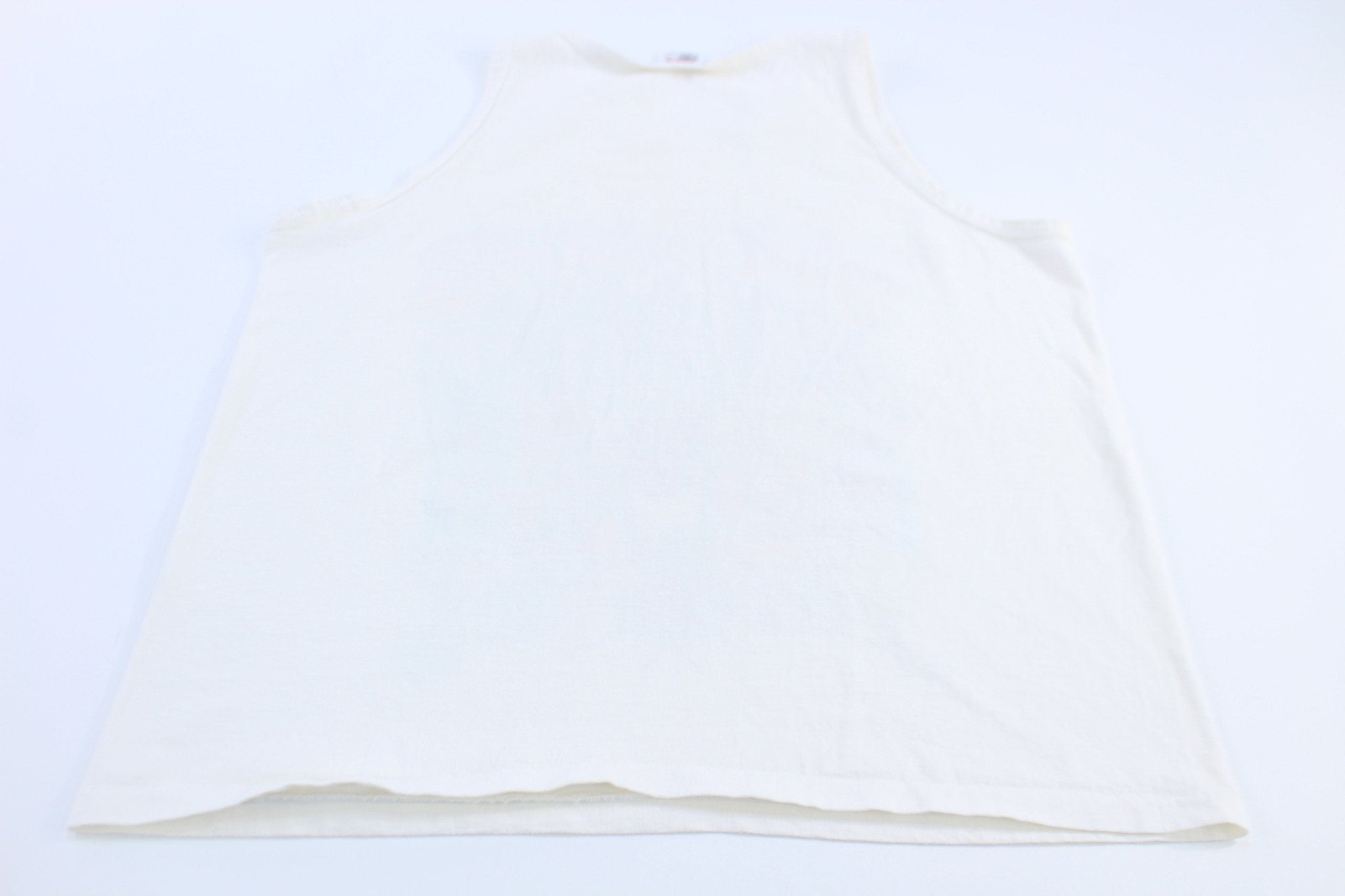 1993 Chicago Bulls Basketball Caricature Graphic Tank Top - ThriftedThreads.com