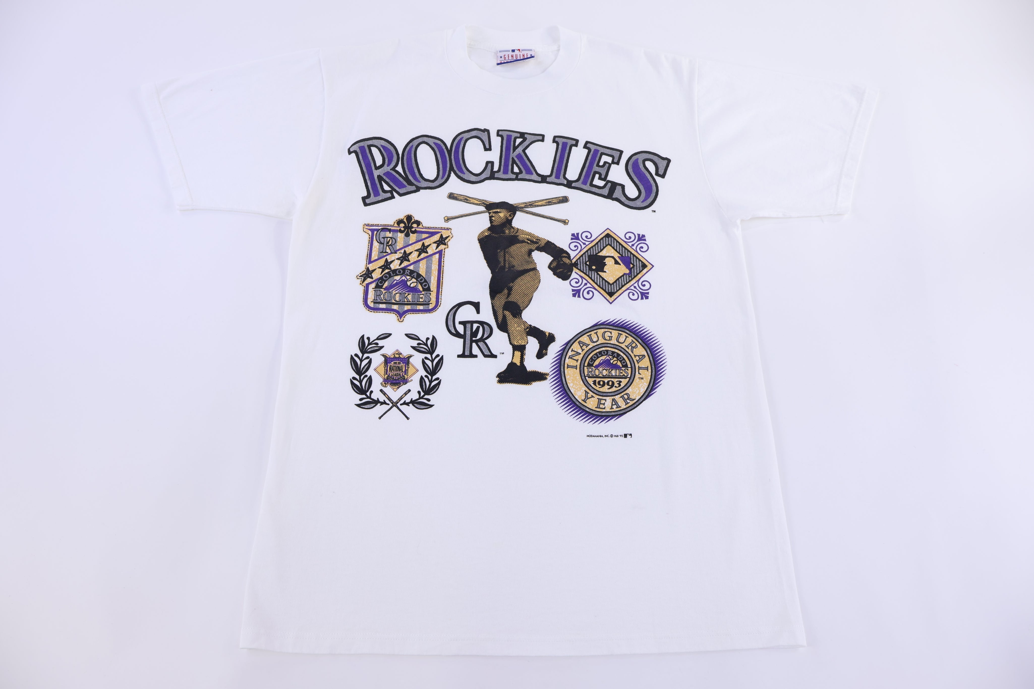 1993 Colorado Rockies Baseball T-shirt - Shirts & Tops - Thrifted Threads