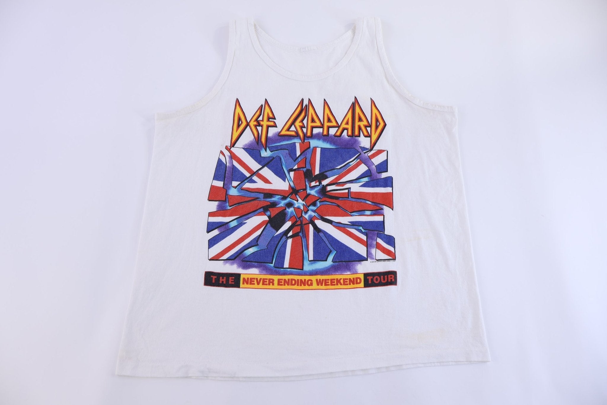 1993 Def Leppard Never Ending Weekend Tank Top - Shirts & Tops - Thrifted Threads