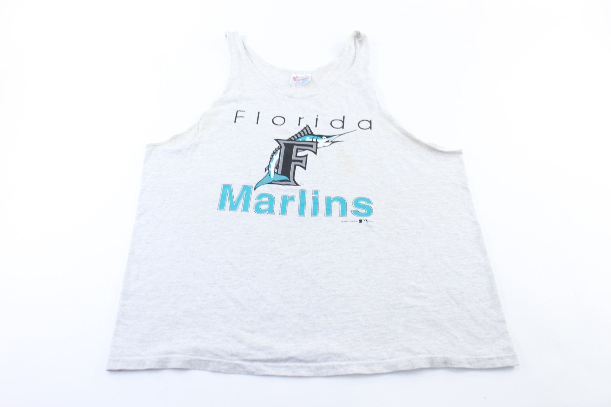 1993 Florida Marlins Graphic Tank Top - ThriftedThreads.com