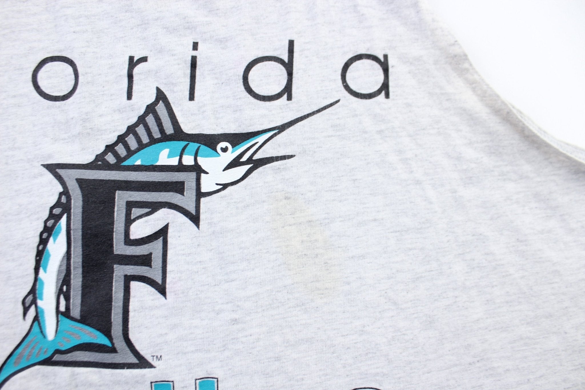 1993 Florida Marlins Graphic Tank Top - ThriftedThreads.com
