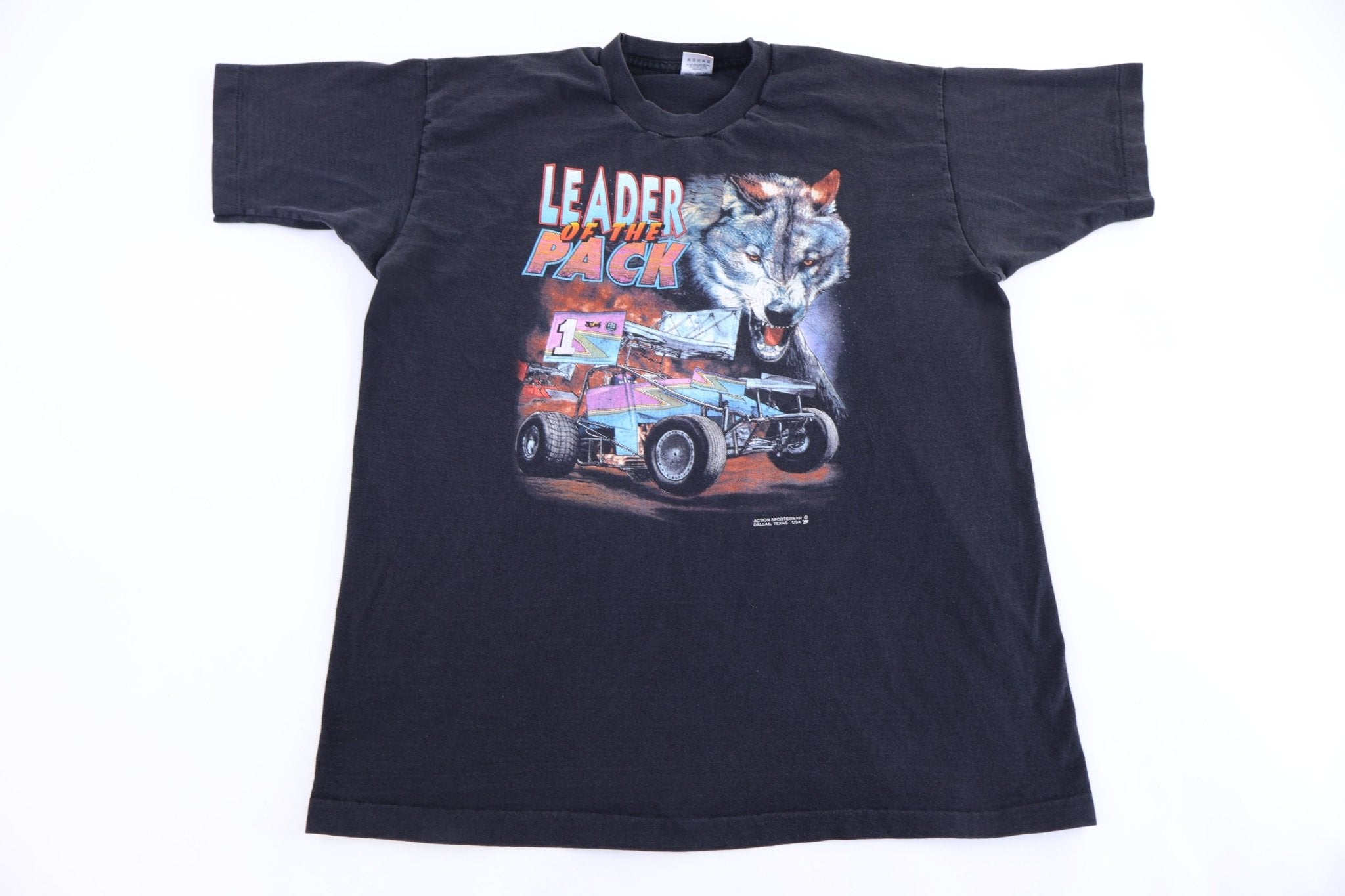 1993 Leader of The Pack Racing Graphic T-shirt - Shirts & Tops - Thrifted Threads