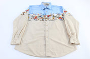 1993 Looney Tunes Western LS Button Down - ThriftedThreads.com