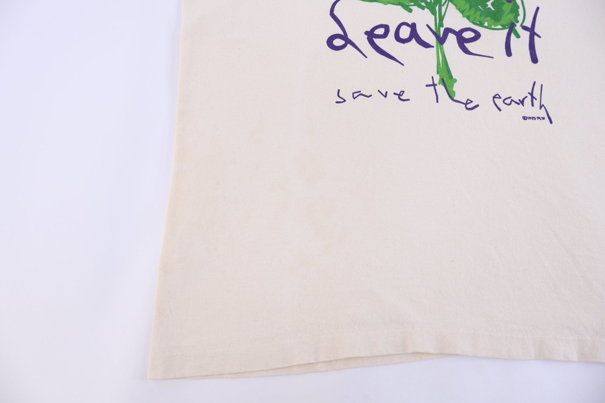 1993 Love It Or Leave It Save The Earth T-shirt - Shirts & Tops - Thrifted Threads