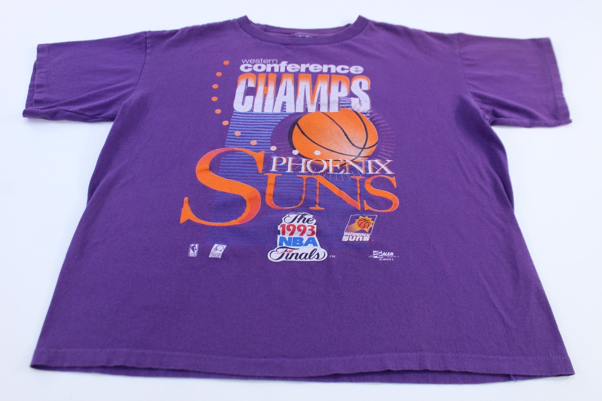 1993 NBA Phoenix Suns The Finals West Conference Champs T-shirt - ThriftedThreads.com