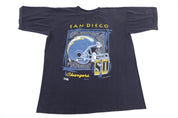 1993 San Diego Chargers Football T-shirt - Shirts & Tops - Thrifted Threads
