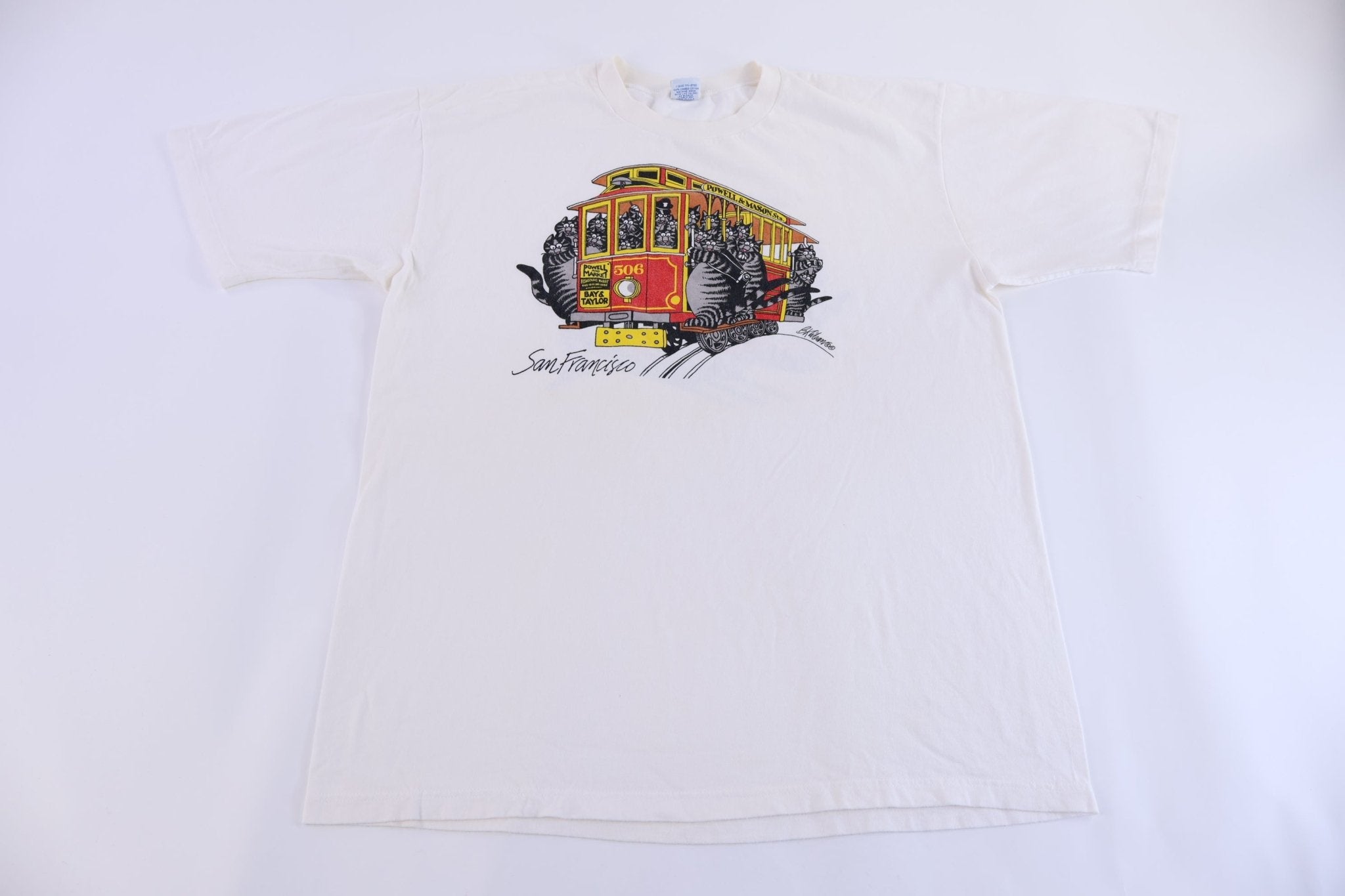 1993 San Francisco Cats Graphic T-shirt - Shirts & Tops - Thrifted Threads