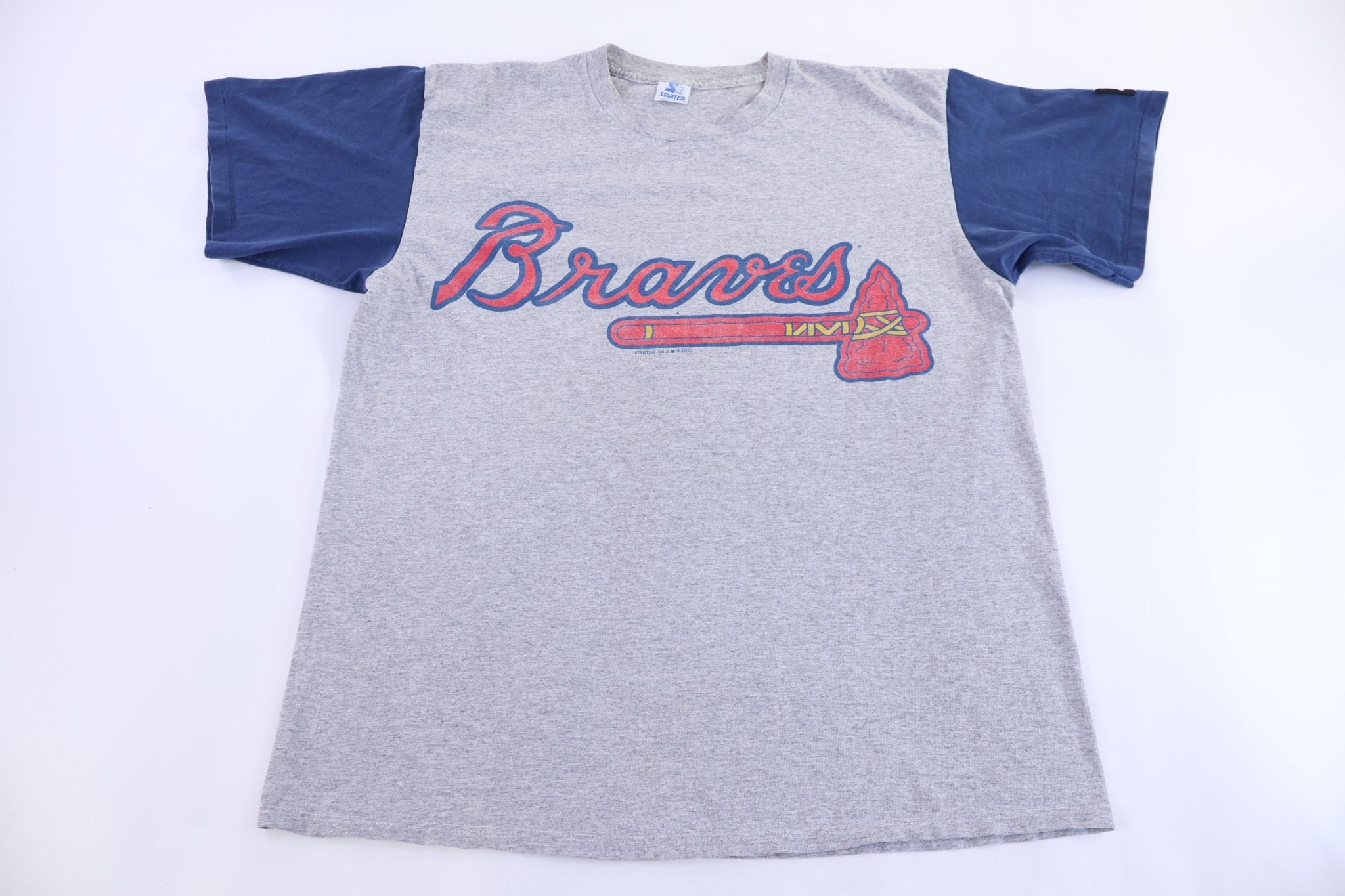 1993 Starter Atlanta Braves Baseball T-shirt - Shirts & Tops - Thrifted Threads