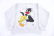 1993 Tweety & Sylvester Sweatshirt - Sweatshirt - Thrifted Threads
