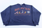 1994 Atlanta Braves Baseball Graphic Sweatshir t - ThriftedThreads.com