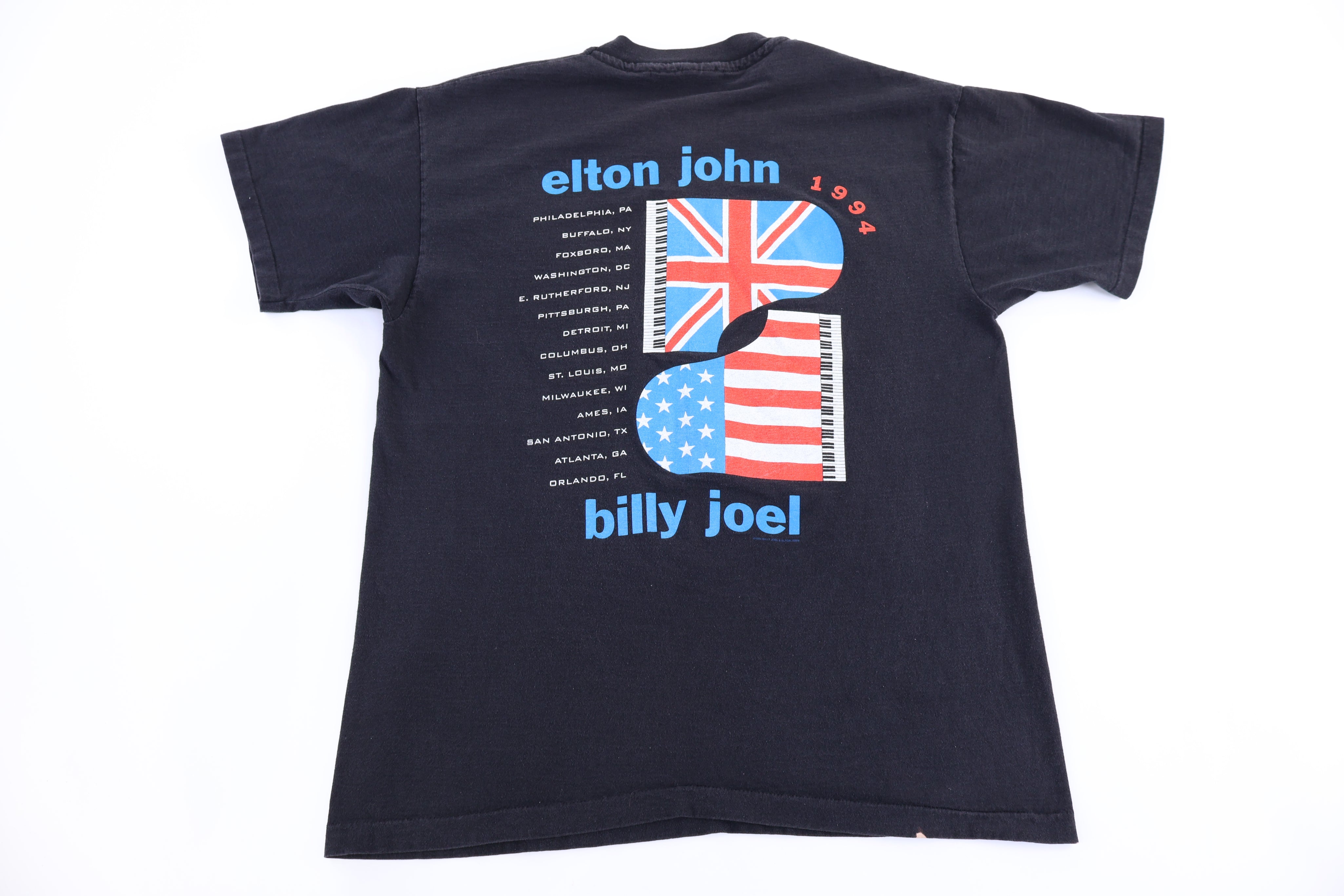 1994 Billy Joel Elton John Tour T-shirt - Shirts & Tops - Thrifted Threads