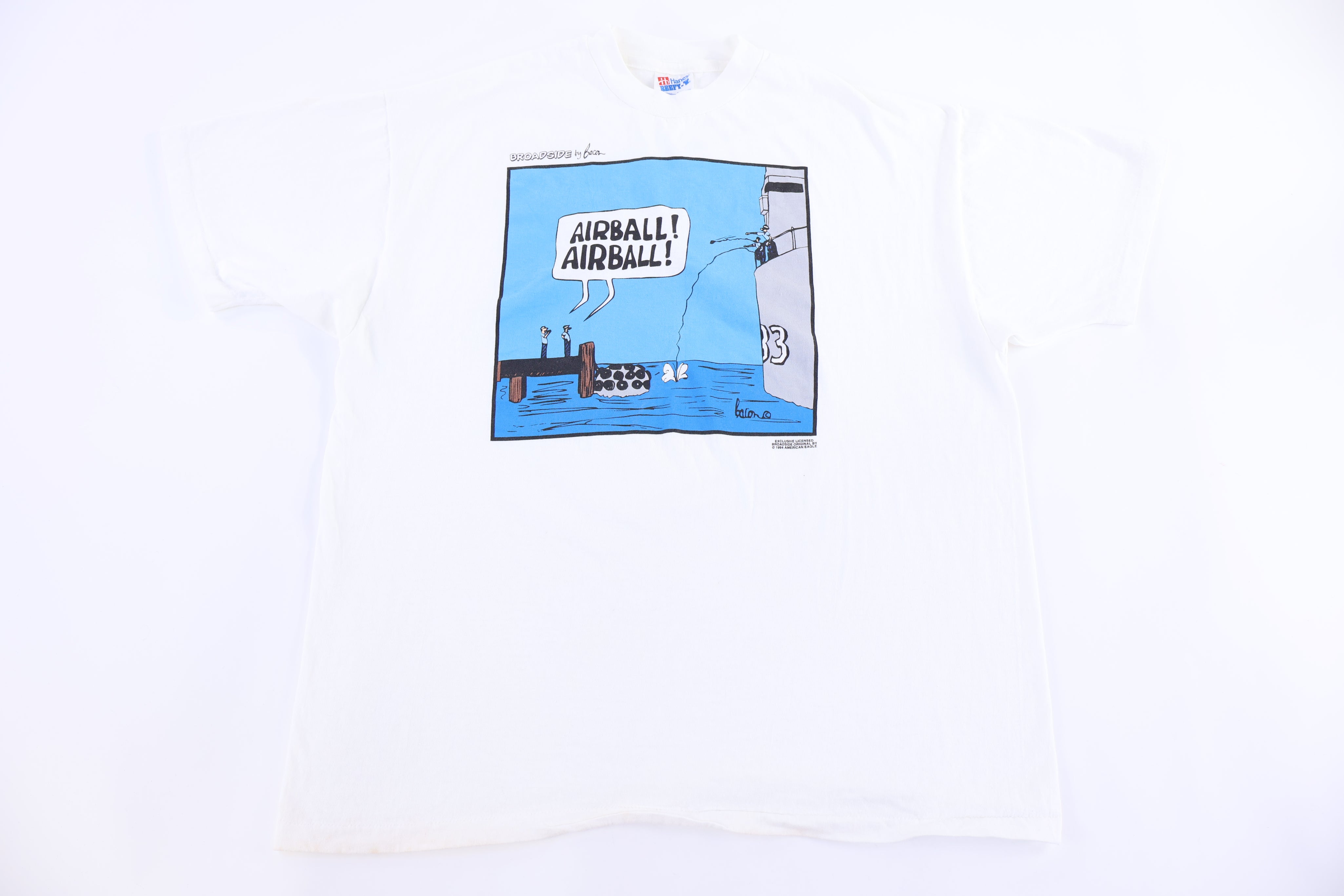 1994 Broadside Airball Airball! T-shirt - Shirts & Tops - Thrifted Threads