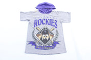 1994 Colorado Rockies Tasmanian Devil Lightweight Hoodie - ThriftedThreads.com