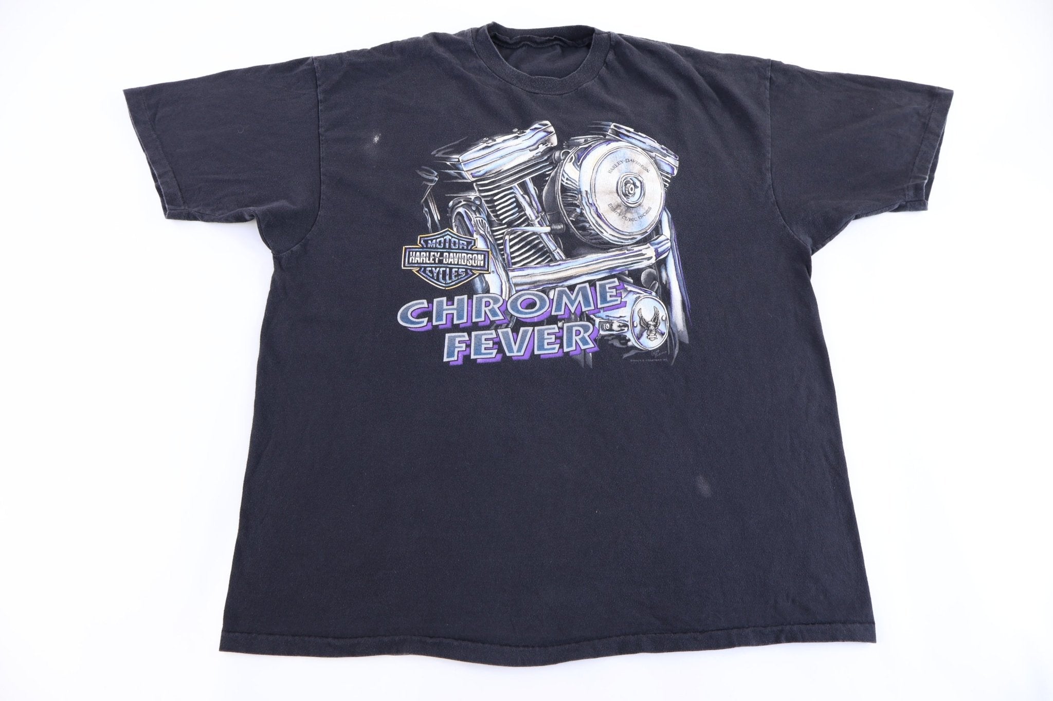 1994 Harley Davidson Motorcycles Chrome Fever T-shirt - Shirts & Tops - Thrifted Threads