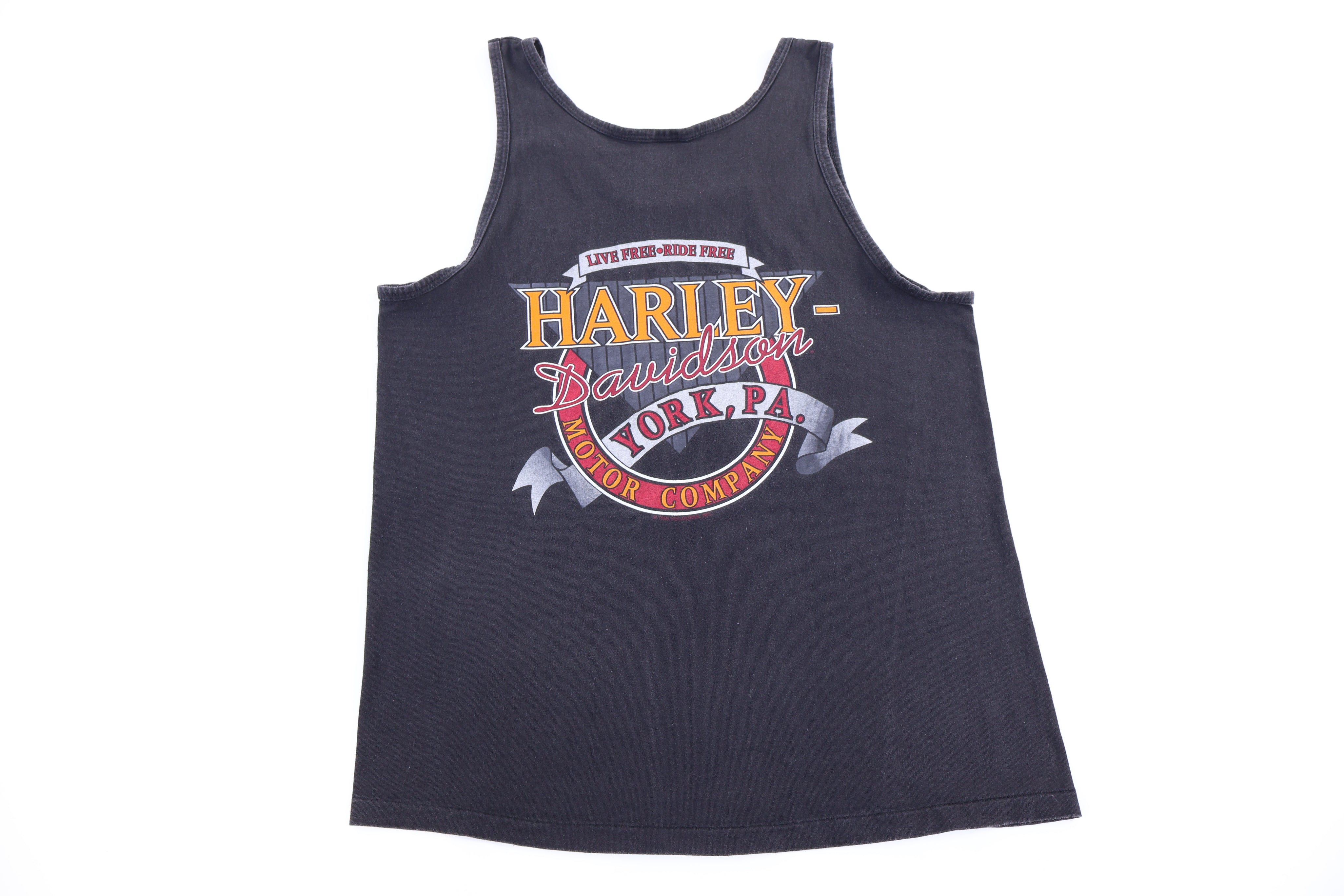 1994 Harley Davidson Motorcycles Pennsylvania Tank Top - Shirts & Tops - Thrifted Threads
