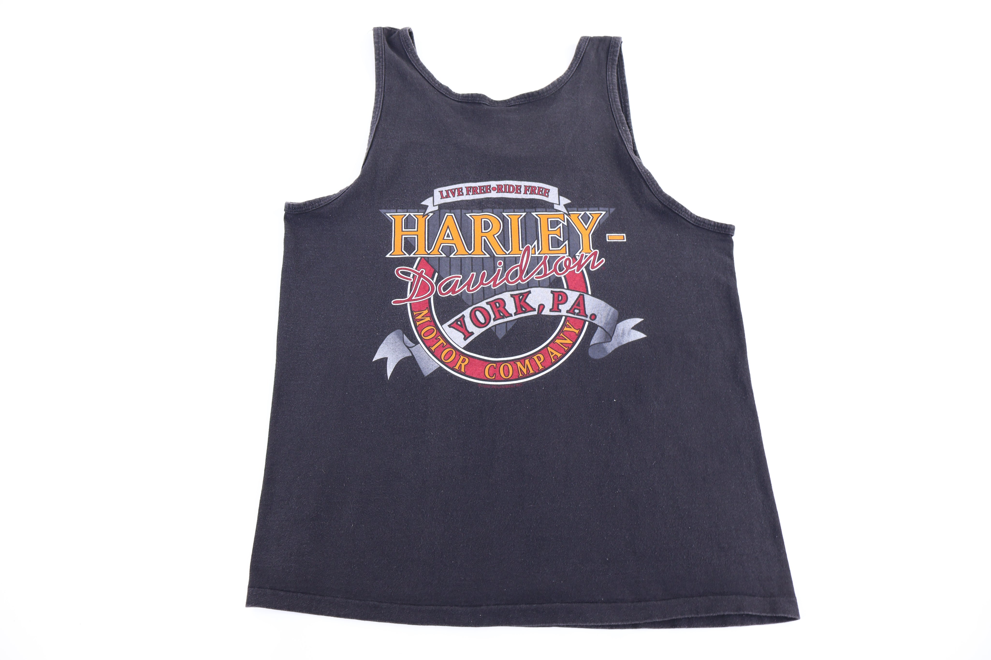1994 Harley Davidson Motorcycles Pennsylvania Tank Top - Shirts & Tops - Thrifted Threads