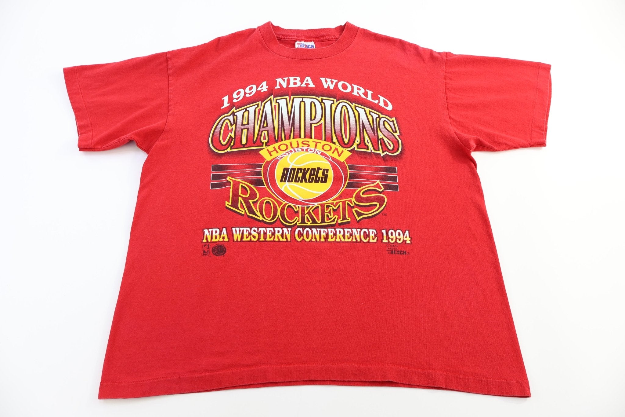 1994 Houston Rockets Basketball NBA Champions T-shirt - Shirts & Tops - Thrifted Threads