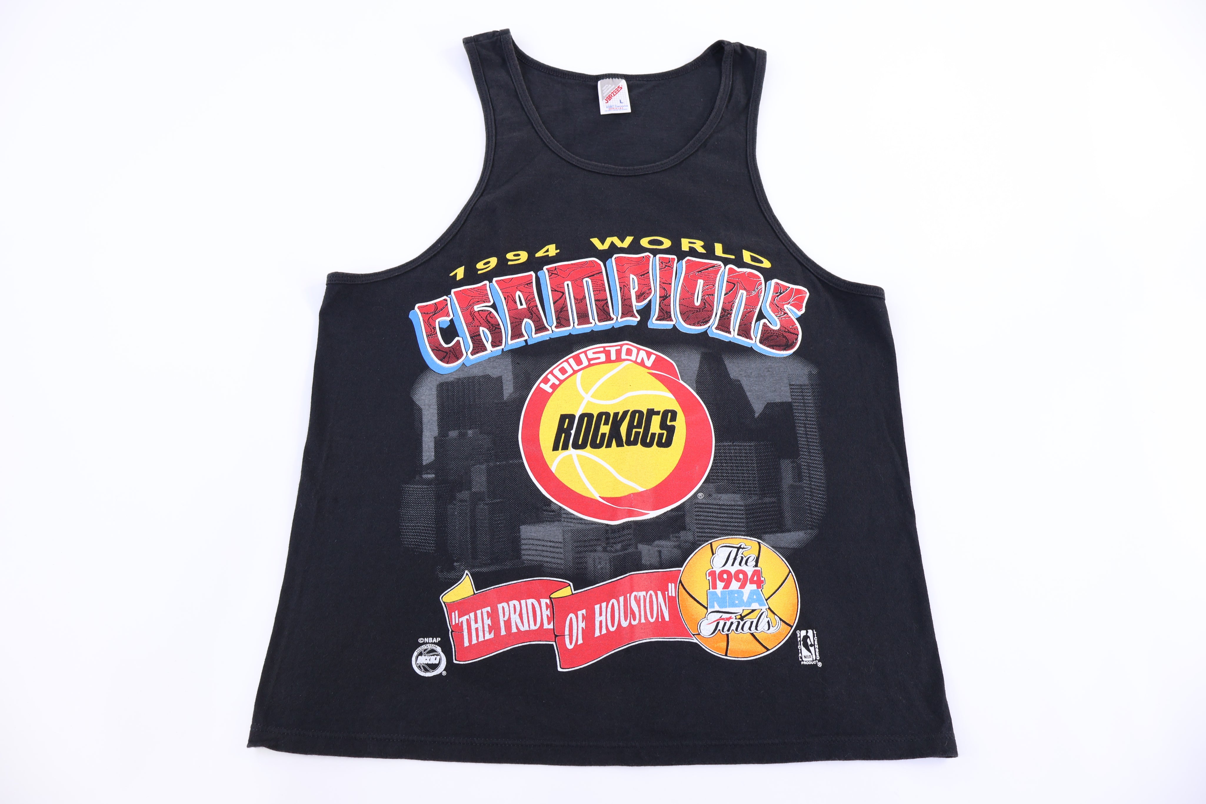 1994 Houston Rockets World Champions Tank Top - Shirts & Tops - Thrifted Threads