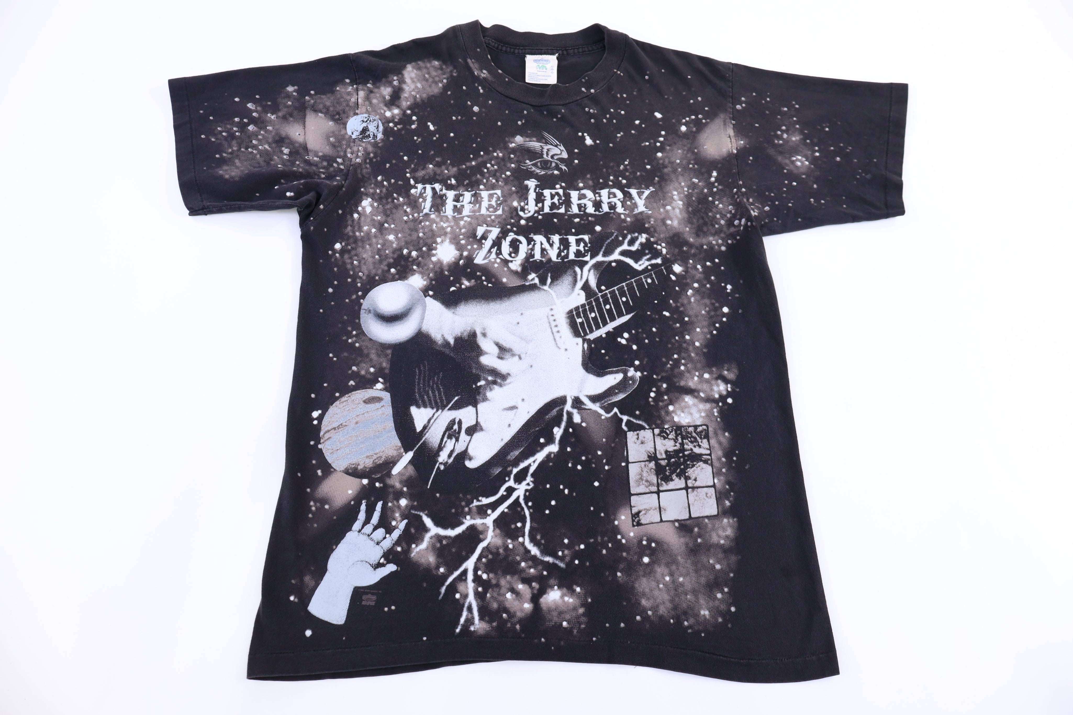 1994 Jerry Garcia The Jerry Zone All Over Graphic T-shirt - Shirts & Tops - Thrifted Threads