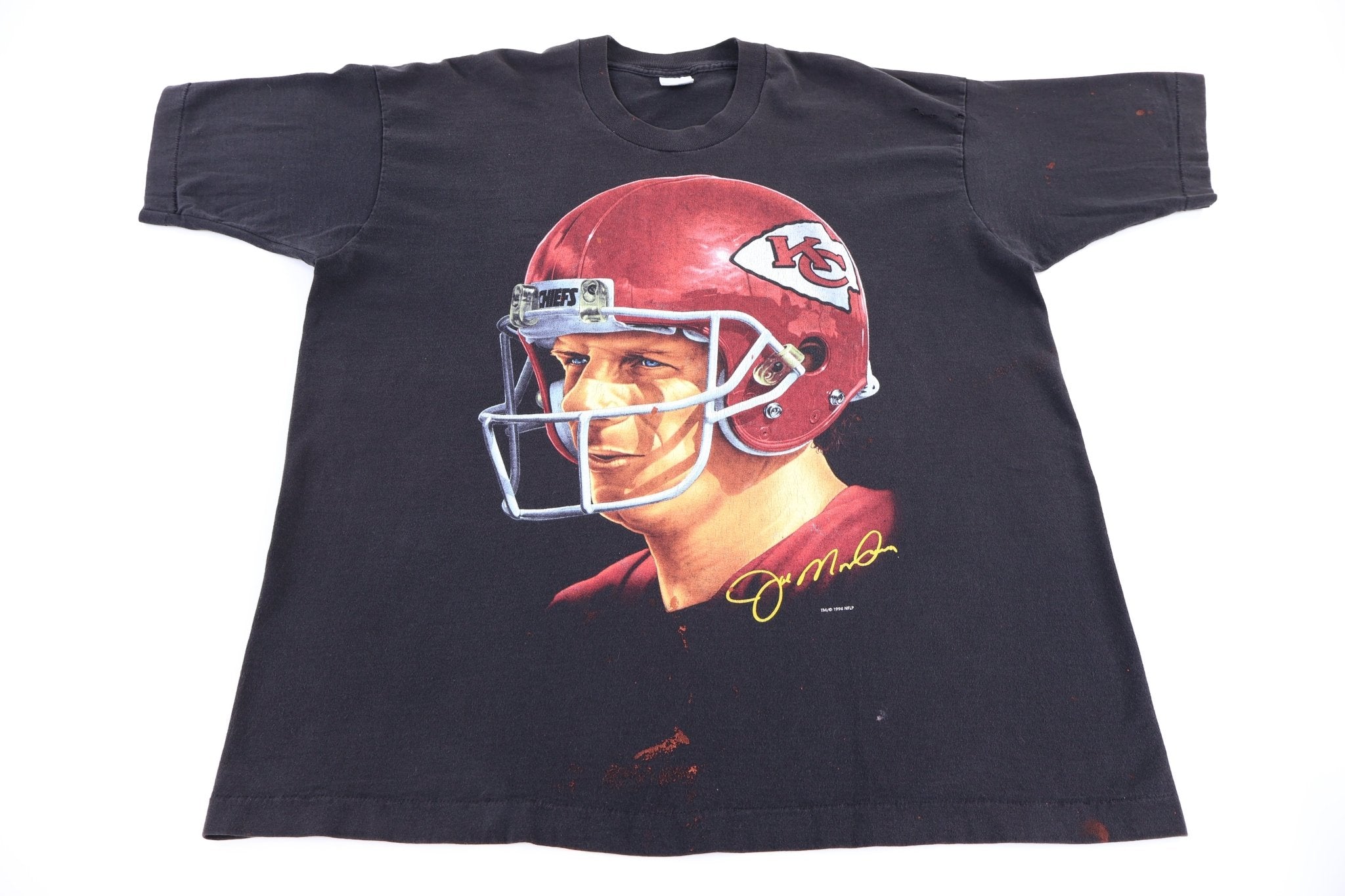 1994 Joe Montana Kansas City Chiefs T-shirt - Shirts & Tops - Thrifted Threads