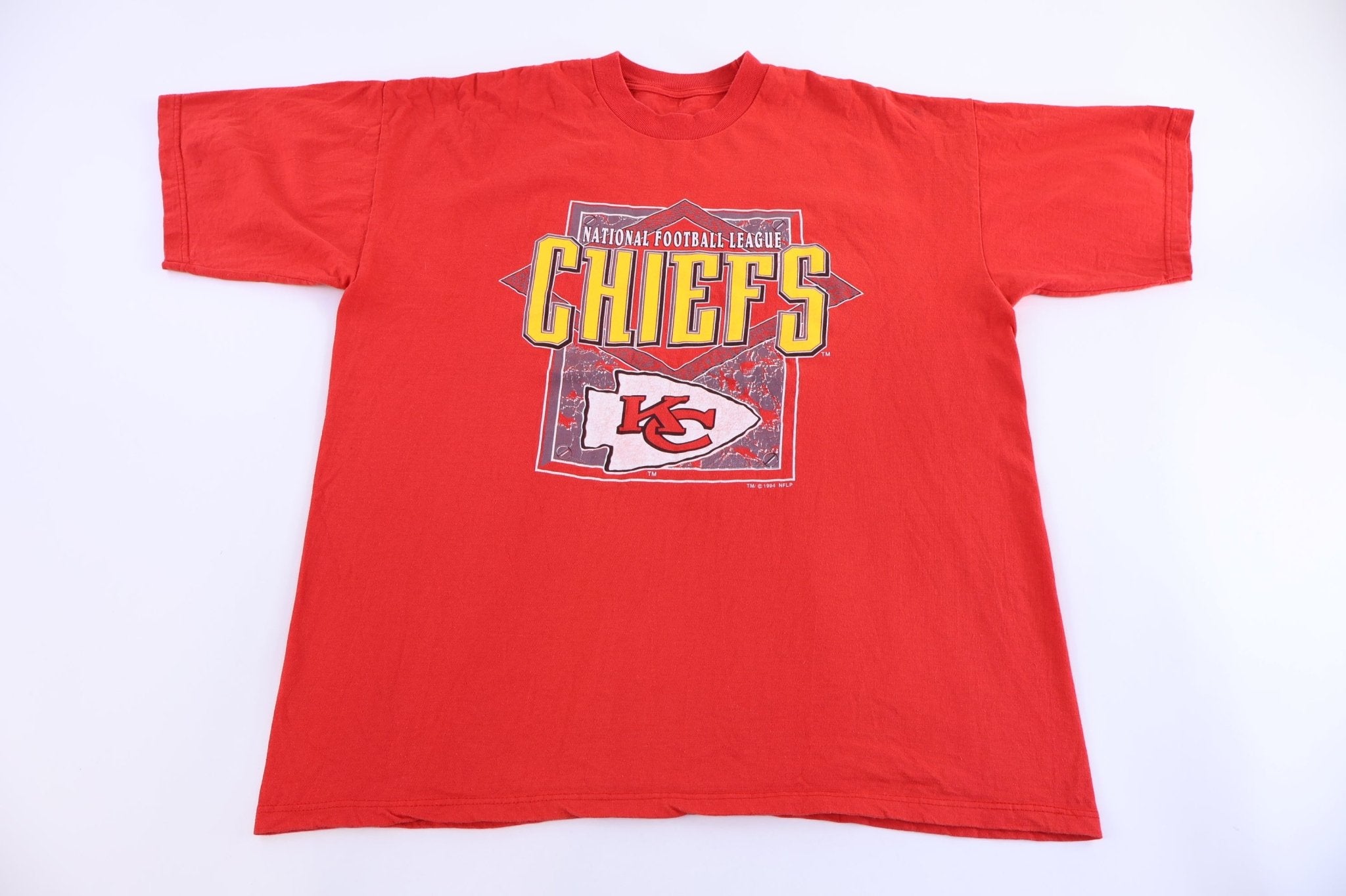 1994 Kansas City Chiefs Football T-shirt - Shirts & Tops - Thrifted Threads