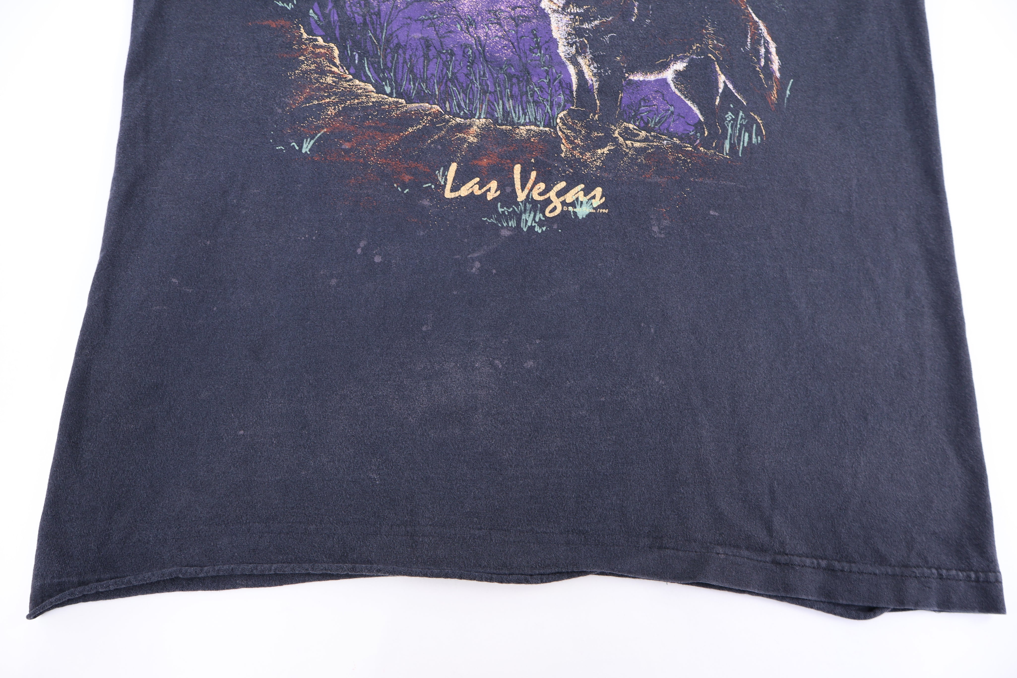 1994 Las Vegas Wolf Nature Graphic T-shirt - Shirts & Tops - Thrifted Threads