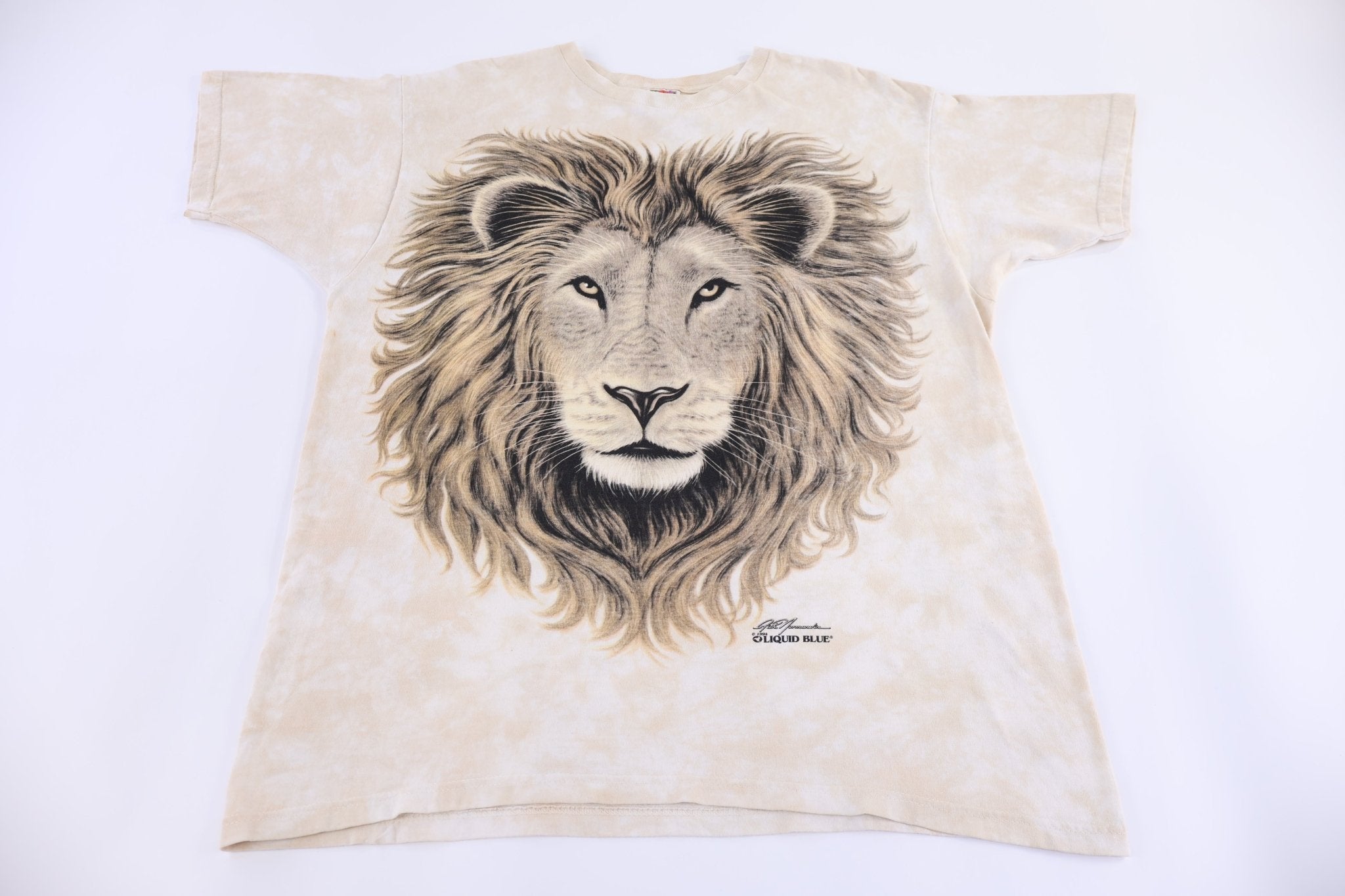 1994 Liquid Blue Lion King of The Jungle T-shirt - Shirts & Tops - Thrifted Threads