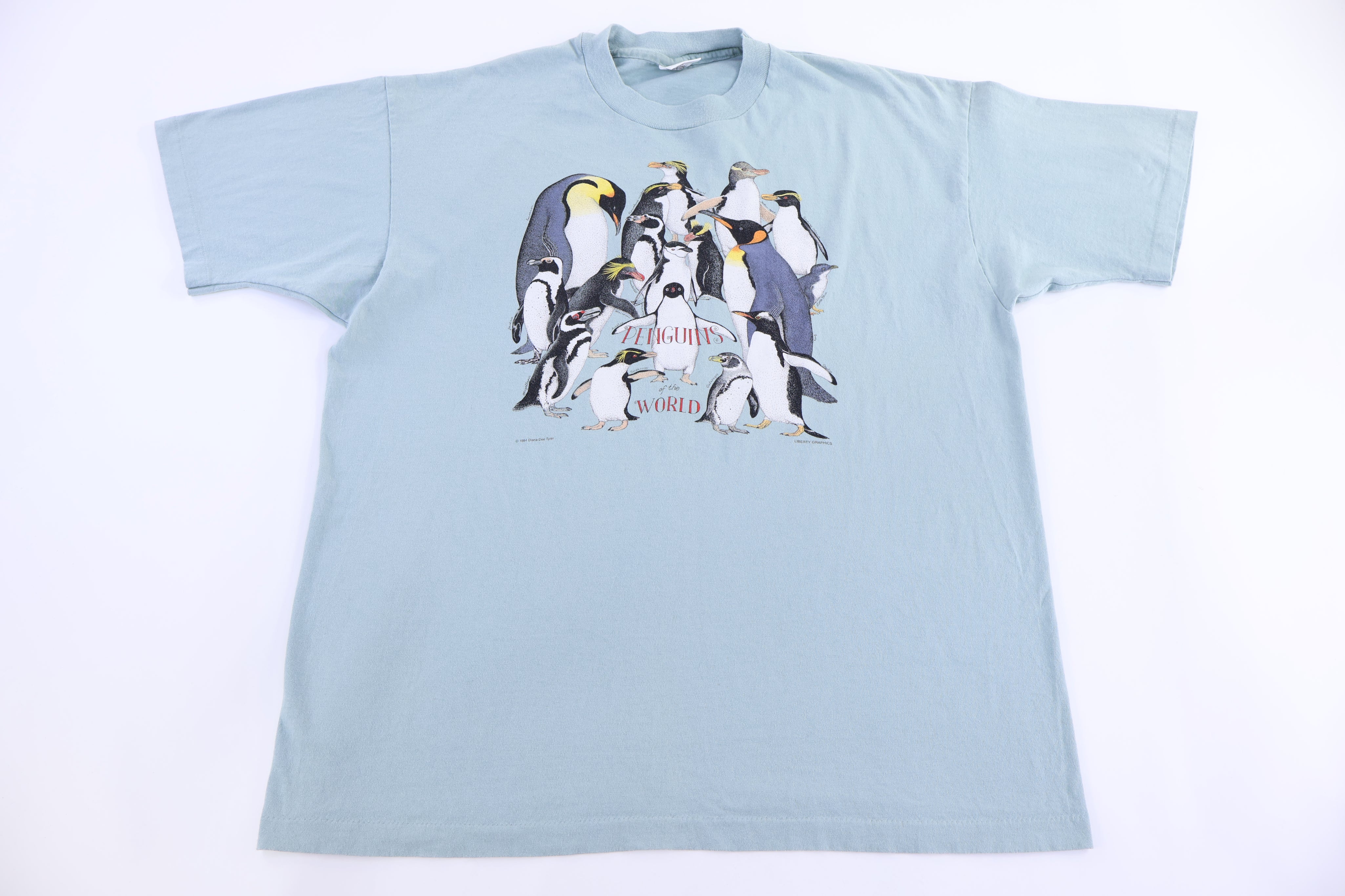 1994 Penguins Of The World Graphic T-shirt - Shirts & Tops - Thrifted Threads