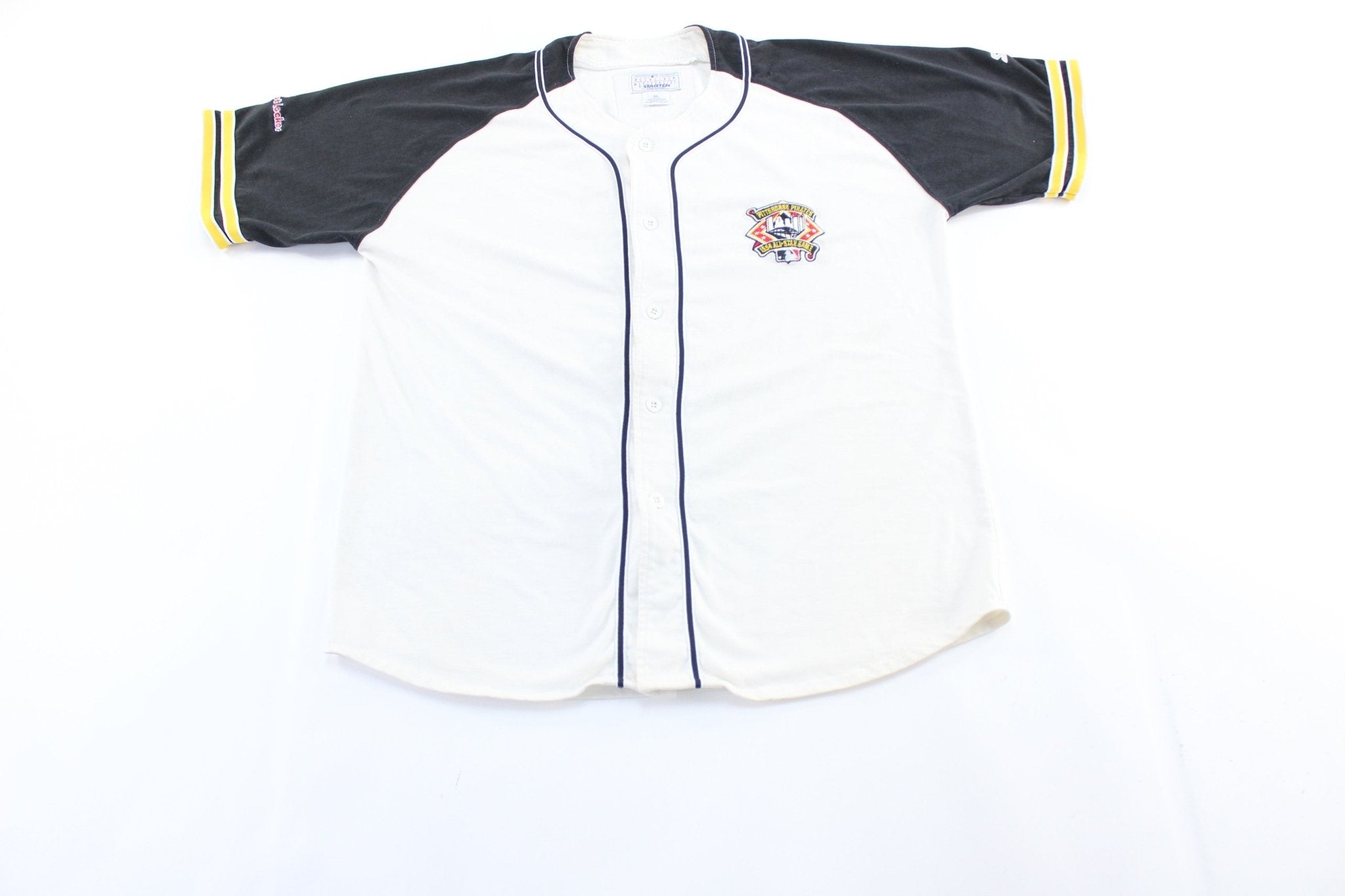 1994 Pittsburgh Pirates Embroidered Starter All Star Game Jersey - ThriftedThreads.com
