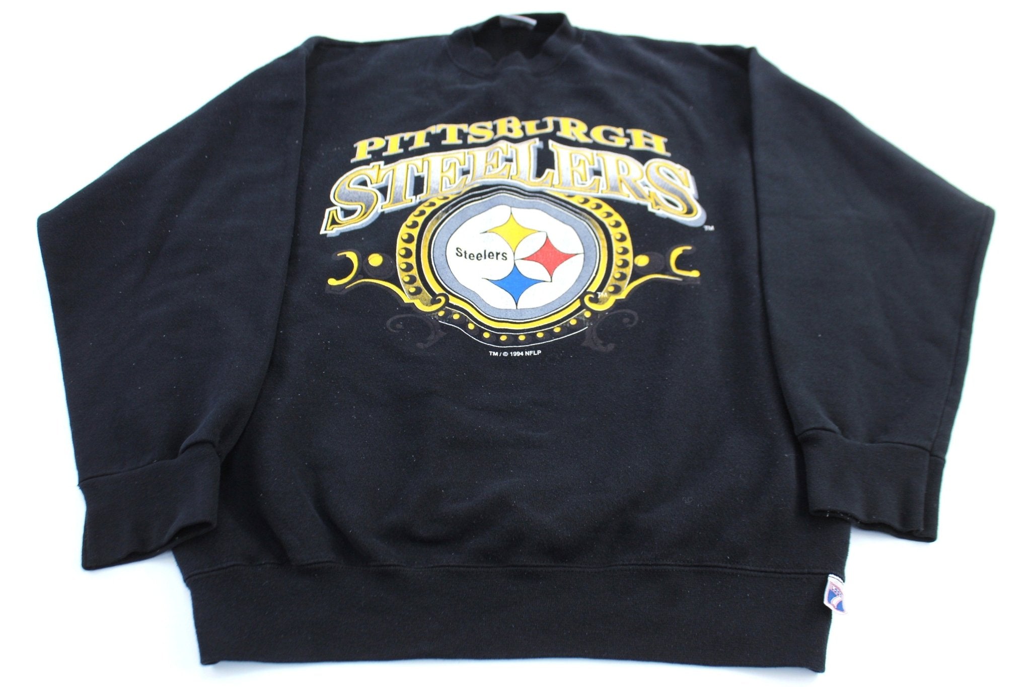 1994 Pittsburgh Steelers Football Logo 7Sweatshirt - ThriftedThreads.com
