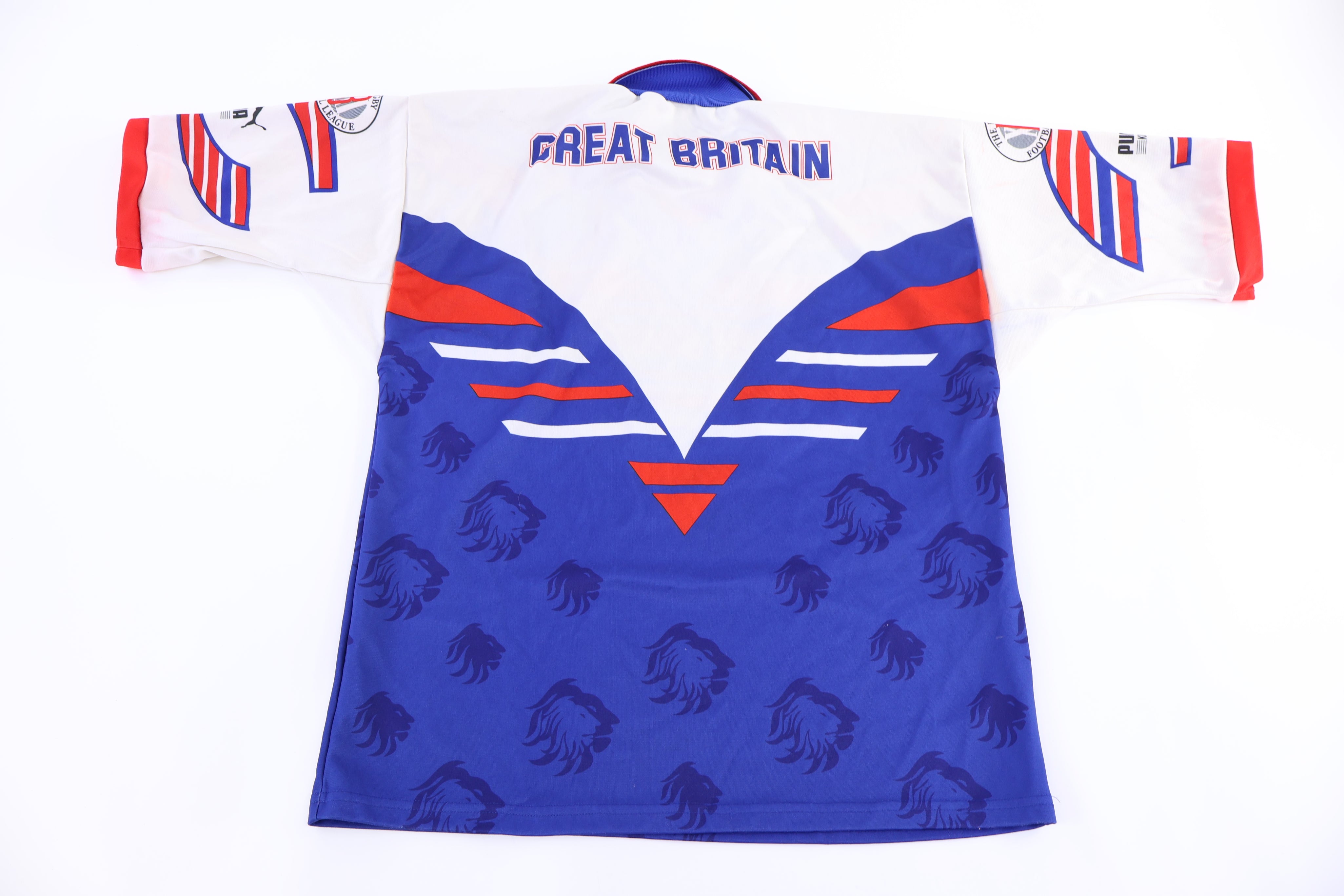 1994 Puma Great Britain Rugby Jersey - Jerseys/Tanks - Thrifted Threads
