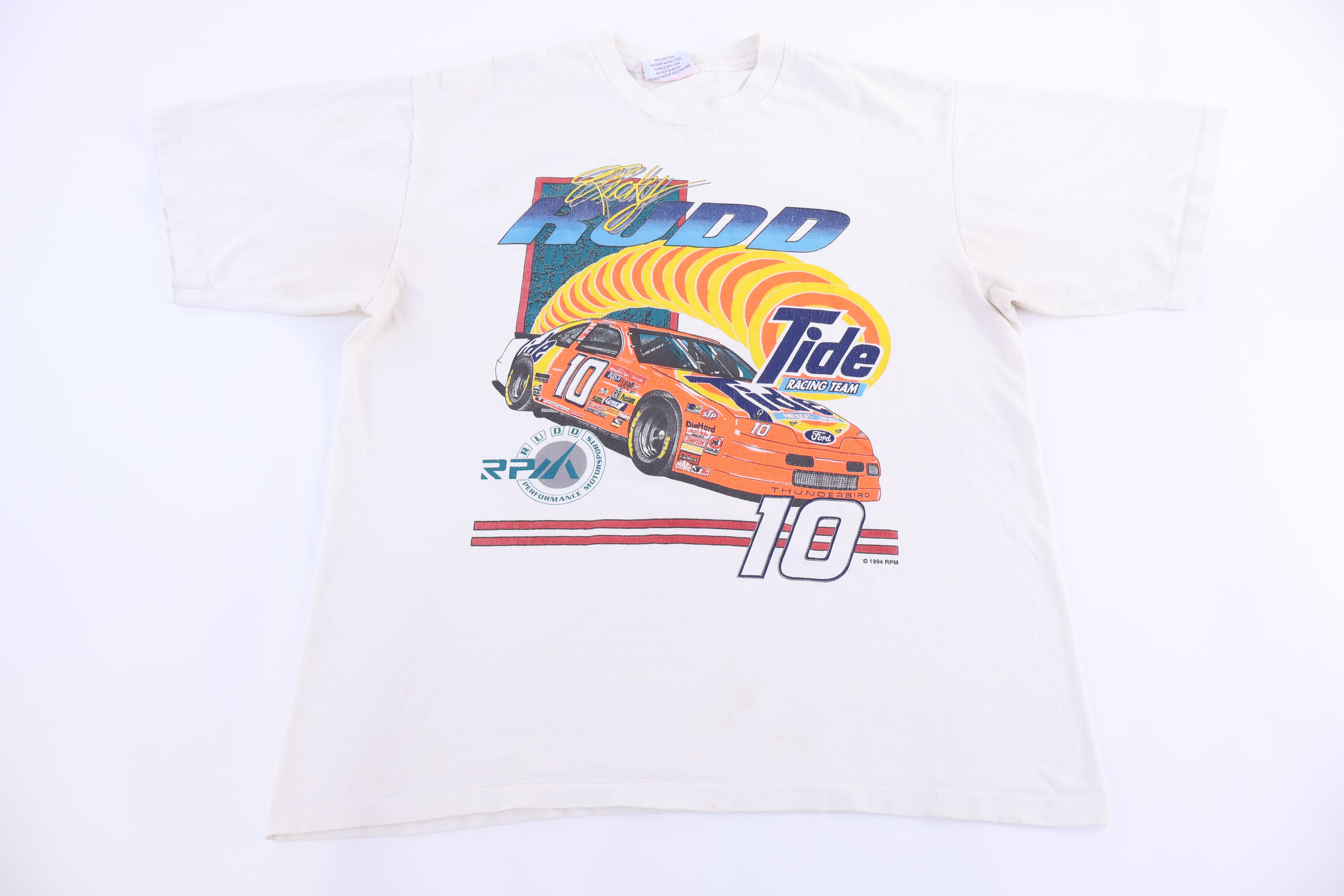 1994 Ricky Rudd Racing Graphic T-shirt - Shirts & Tops - Thrifted Threads