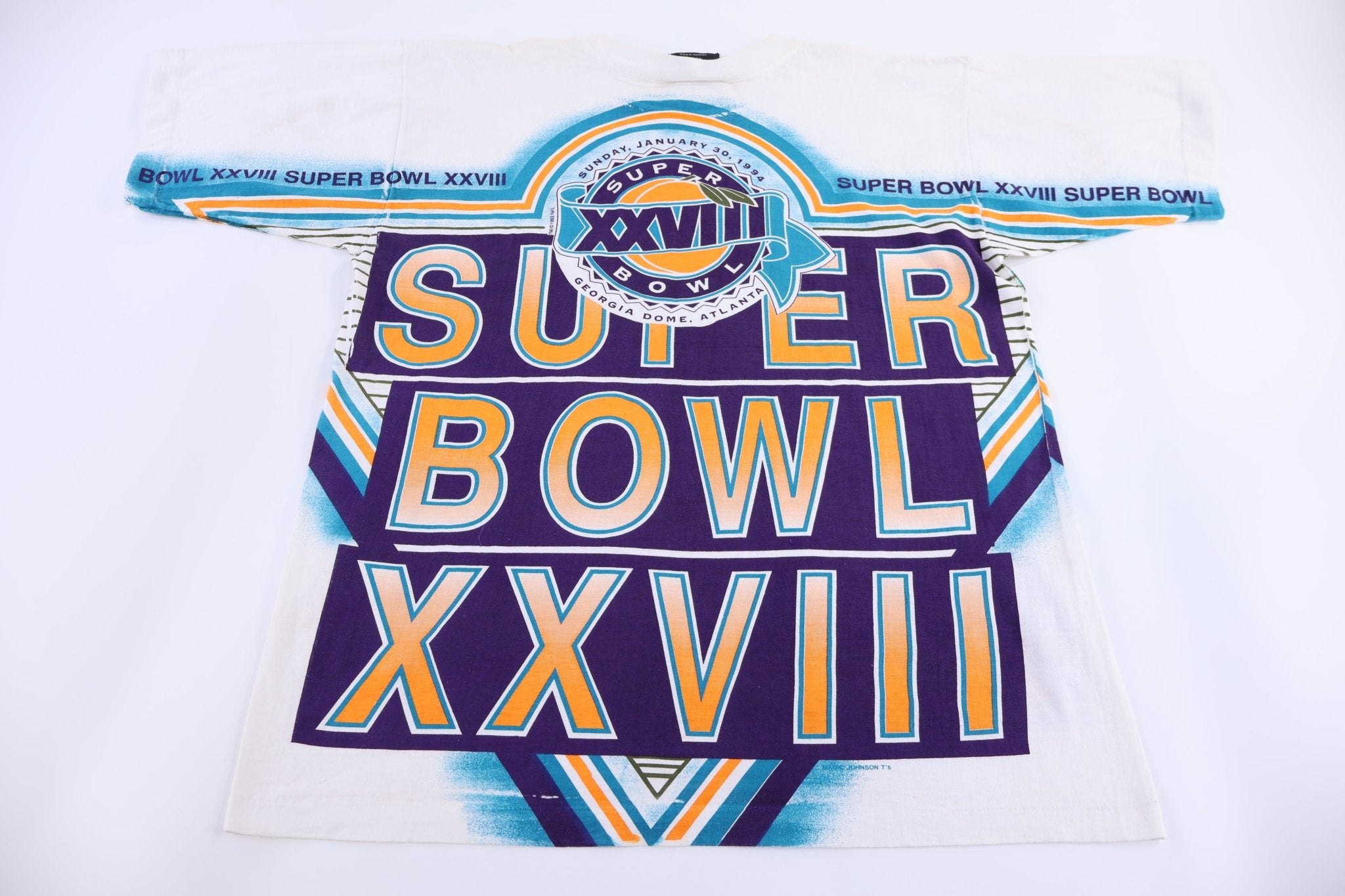 1994 Super Bowl XXVIII Football T-shirt - Shirts & Tops - Thrifted Threads